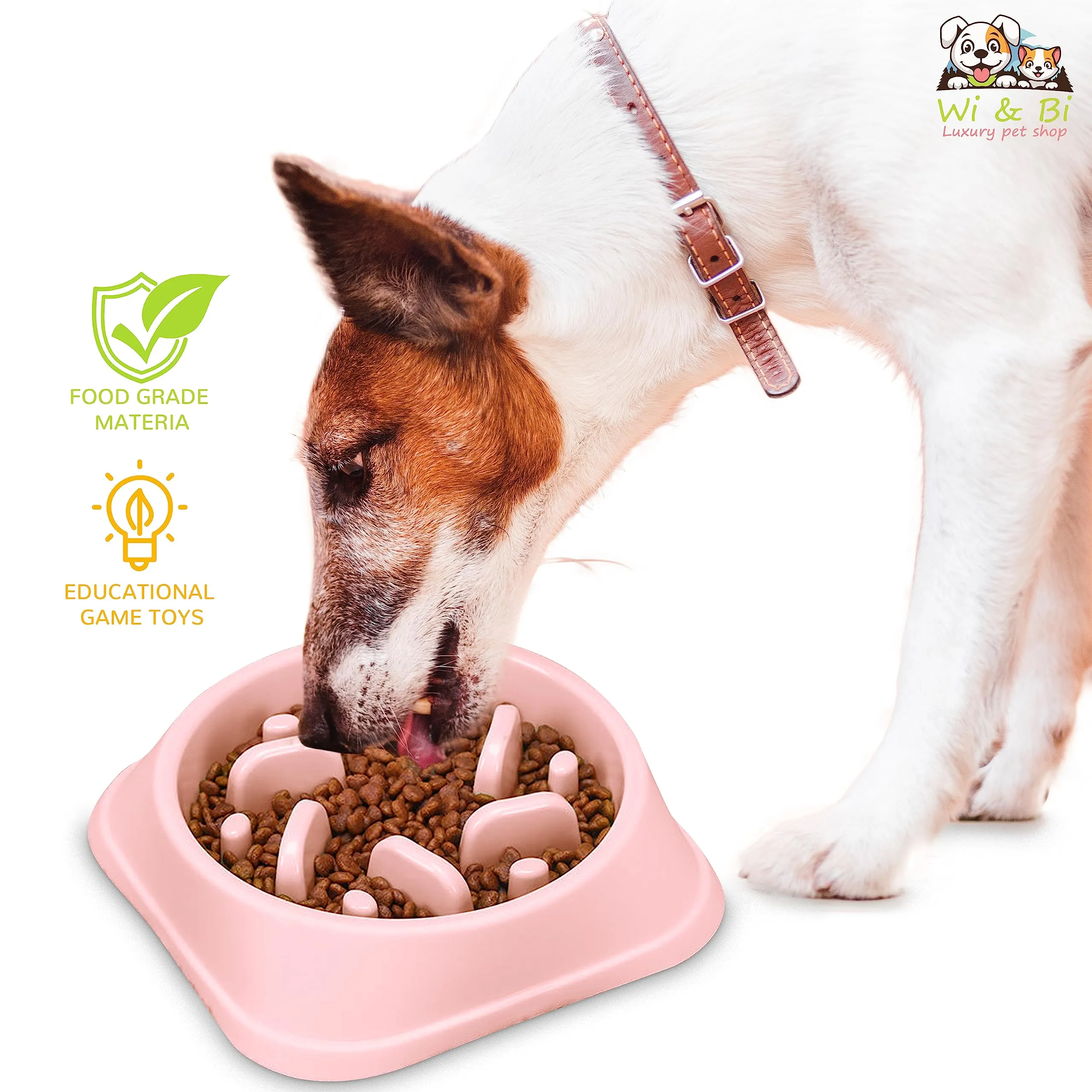 SP SEMPRE+ Ciotola Anti Ingozzamento per Cani, Alimentazione Lenta, Rosa - immagine 6