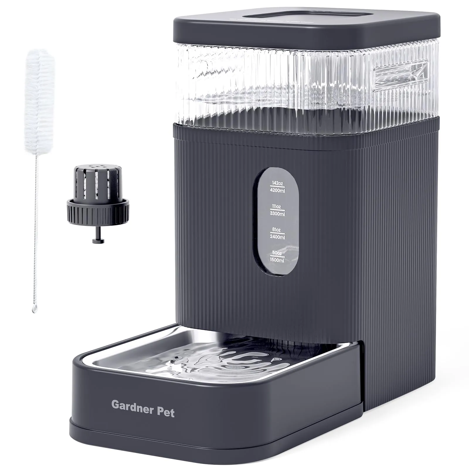 Gardner Pet Distributore Acqua Automatico 8,5L per Cani e Gatti, Grigio - immagine 1