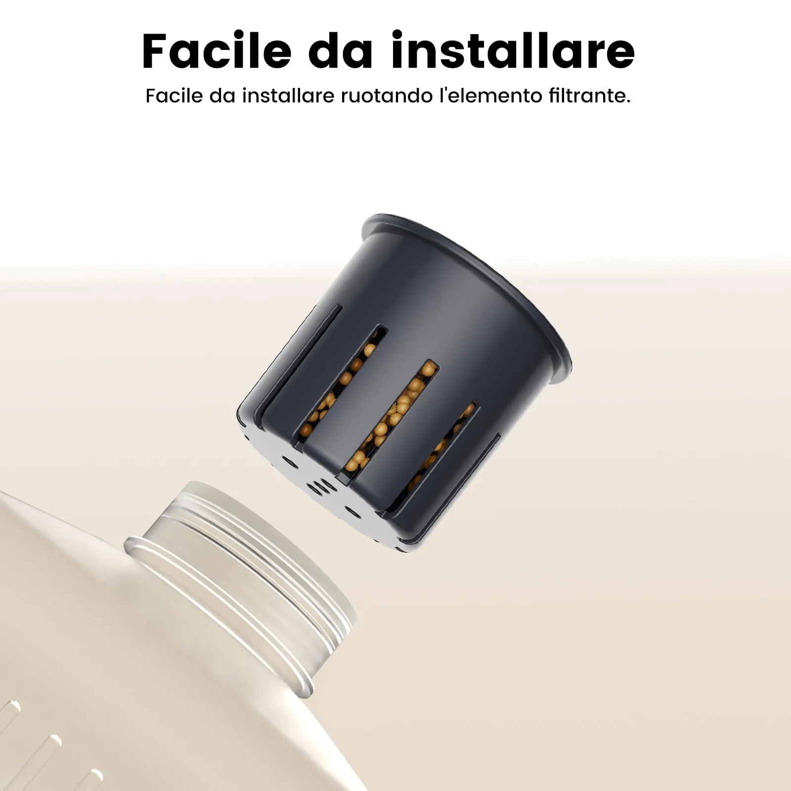 Gardner Pet, filtro di ricambio in pietra maifan per distributore di acqua a forza di gravità - immagine 5