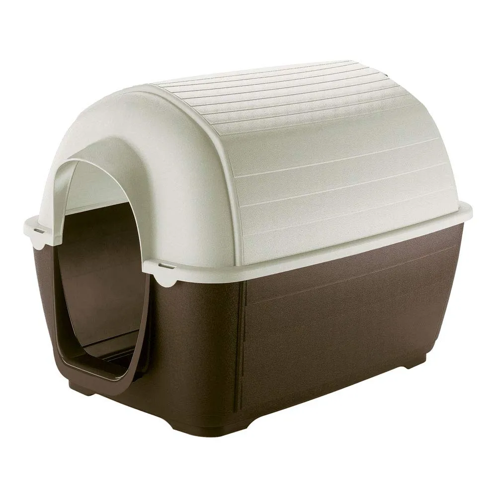 Ferplast Cuccia da Esterno per Cani Kenny 05 Casetta per Cani in Resina Termoplastica Resistente Urti e Raggi UV, Sistema di Drenaggio, Griglia per L'Aerazione, Smontabile, 70 X 100,6 X 70,5 cm - immagine 1
