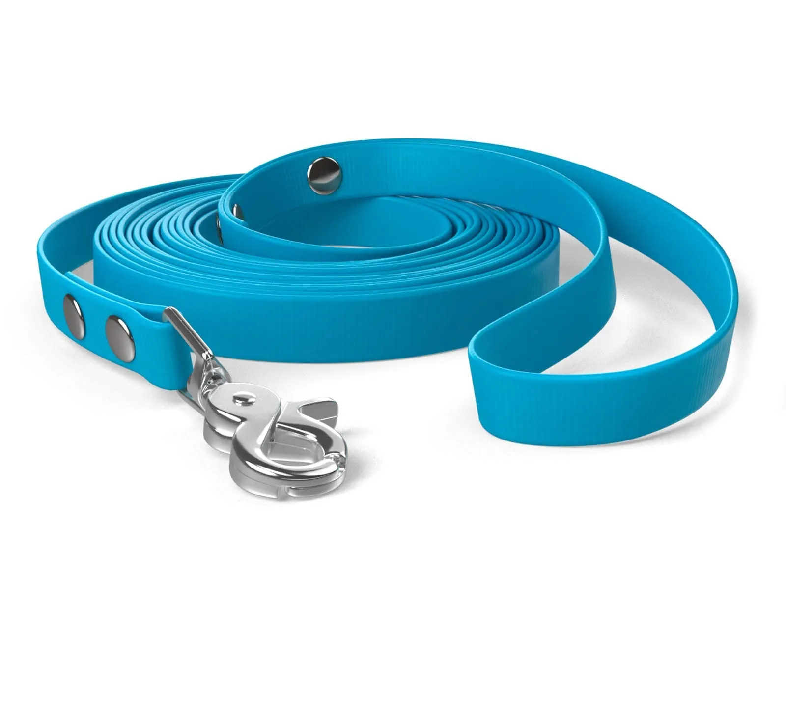 5m guinzaglio da traino, guinzaglio per cani, passante per le mani, blu ciano, molto stabile, sporco e idrorepellente - immagine 1