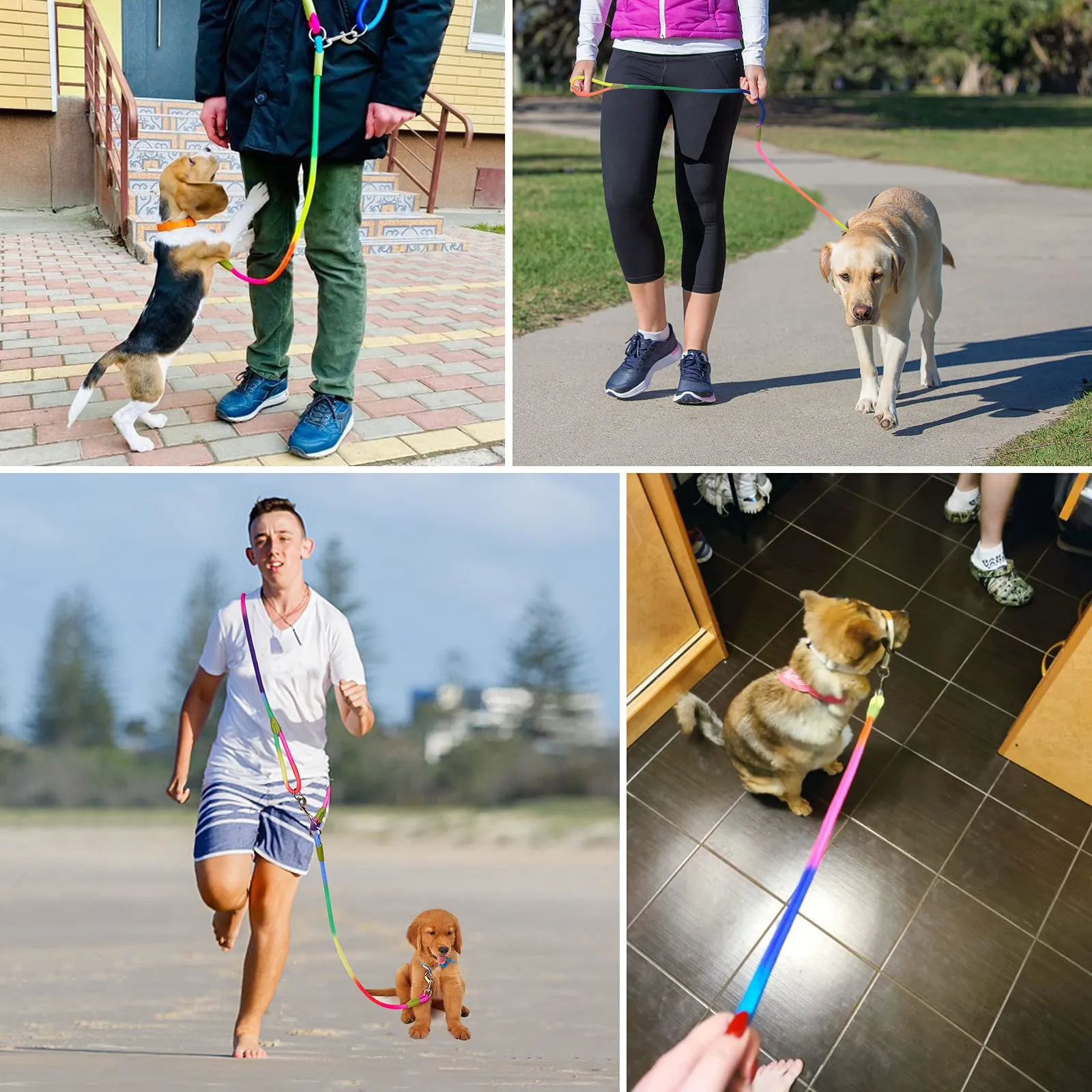 Eyeleaf Guinzaglio Mani Libere per Cani 2,2 Metri Guinzaglio per Cani Taglia Grande Media e Piccola - immagine 7