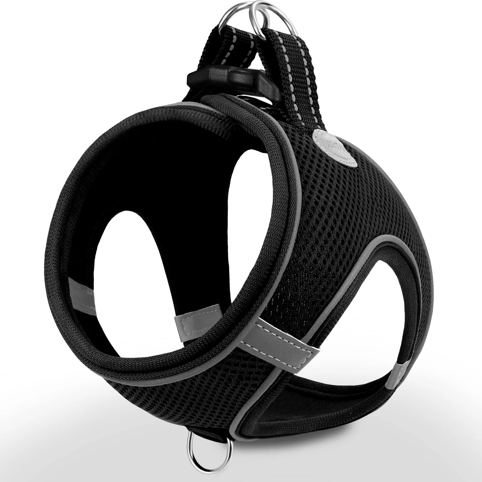 Joytale Pettorina Cane Piccola, Maglia Morbida Traspirante, Nero M - immagine 1