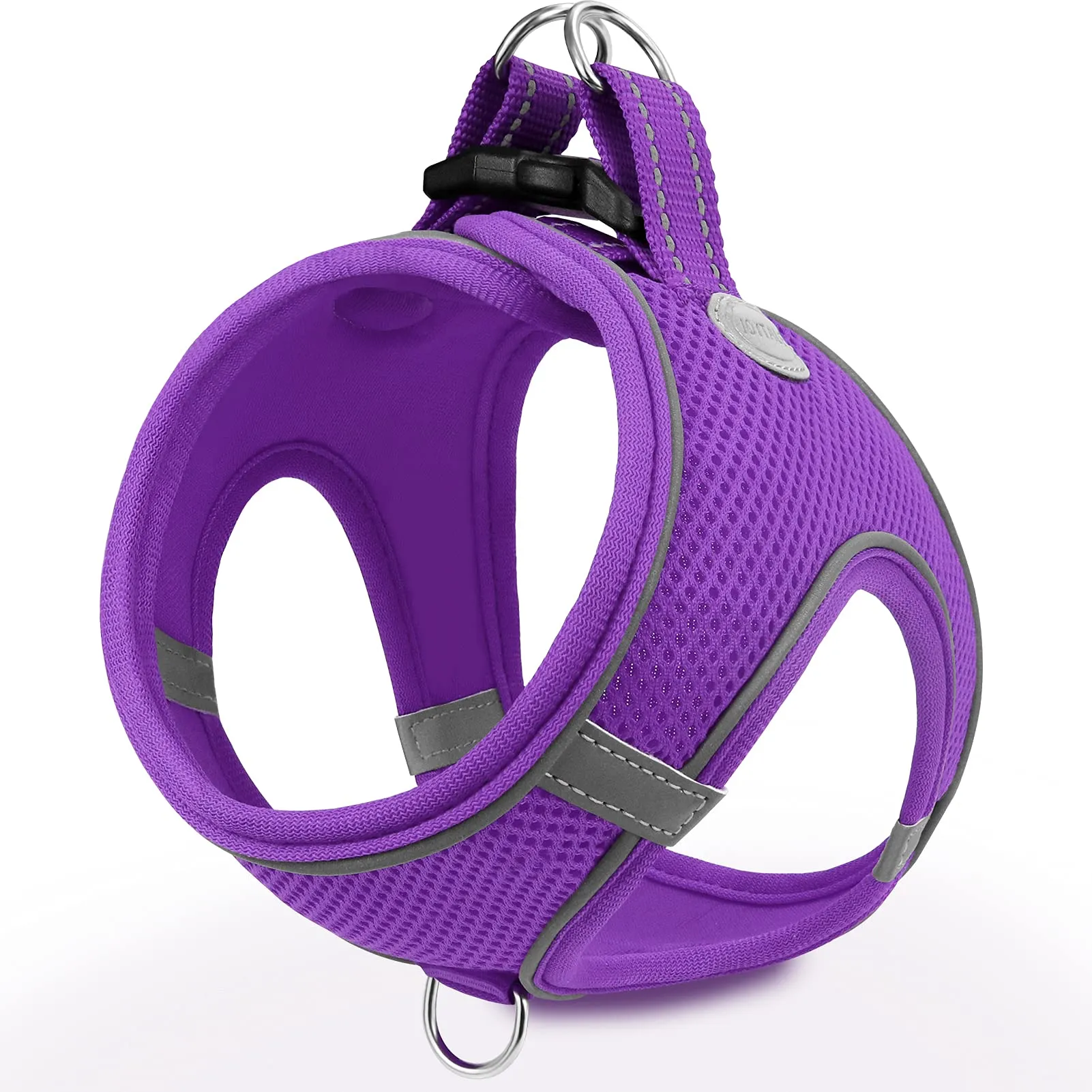 Joytale Pettorina Cane Piccola, Maglia Morbida Traspirante, Viola L - immagine 1