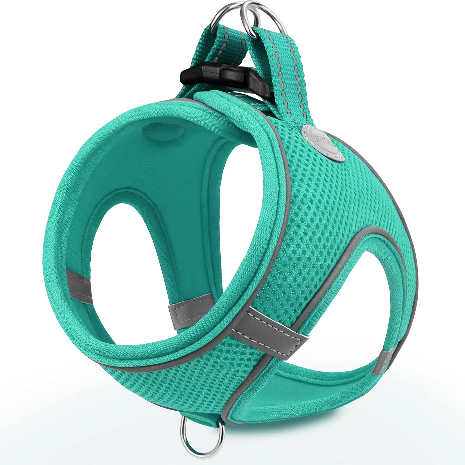 Joytale Pettorina Cane Piccola, Maglia Morbida Traspirante, Verde Acqua XL - immagine 1