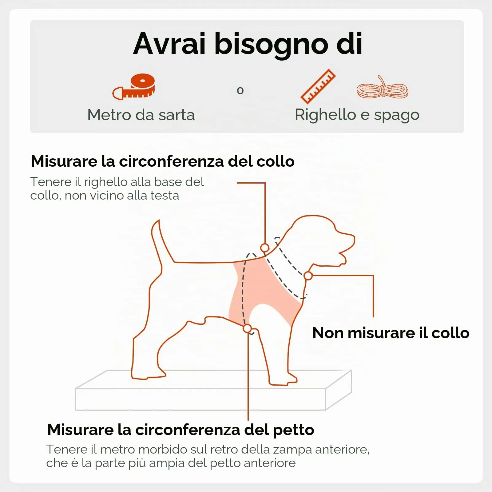 Joytale Pettorina Cane Piccola, Maglia Morbida Traspirante, Arancione M - immagine 7