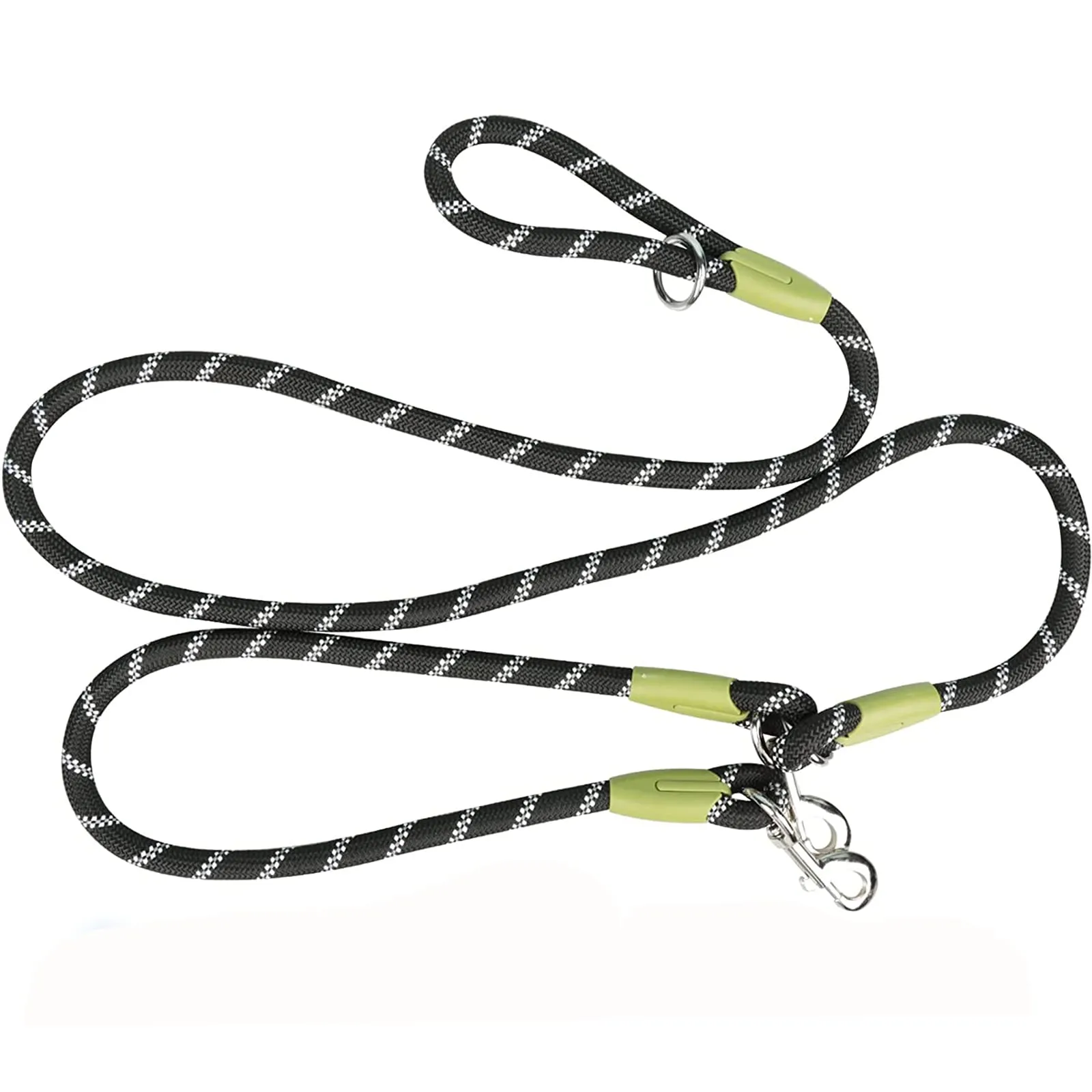 Eyeleaf Guinzaglio Mani Libere per Cani Riflettente Guinzaglio per Cani 2,3 Metri Lungo Guinzaglio Addestramento per Cani Taglia Grande Media e Piccola Nero - immagine 2