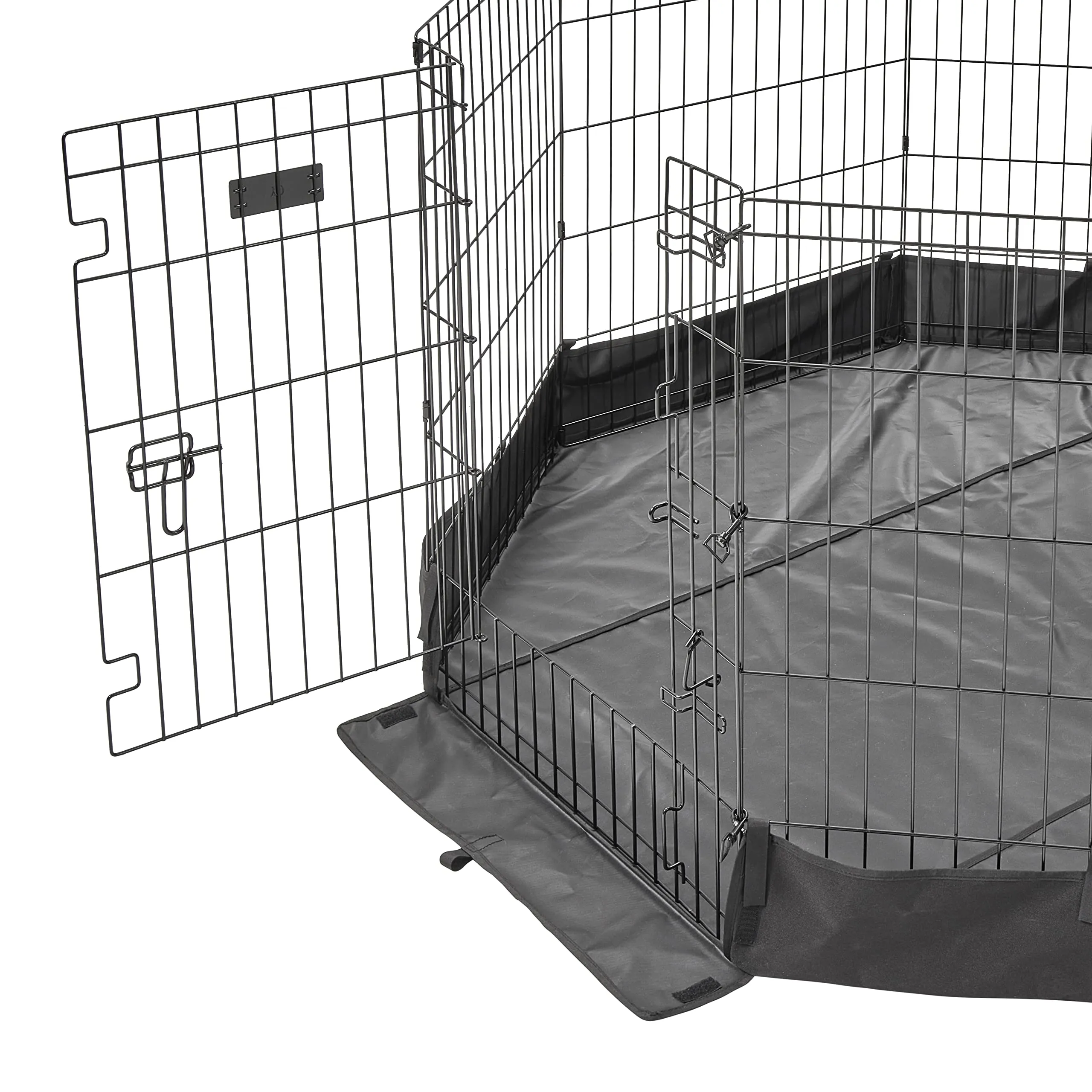 MidWest Homes For Pets Penna per esercizi ottagonale in tessuto con fondo in rete - immagine 3