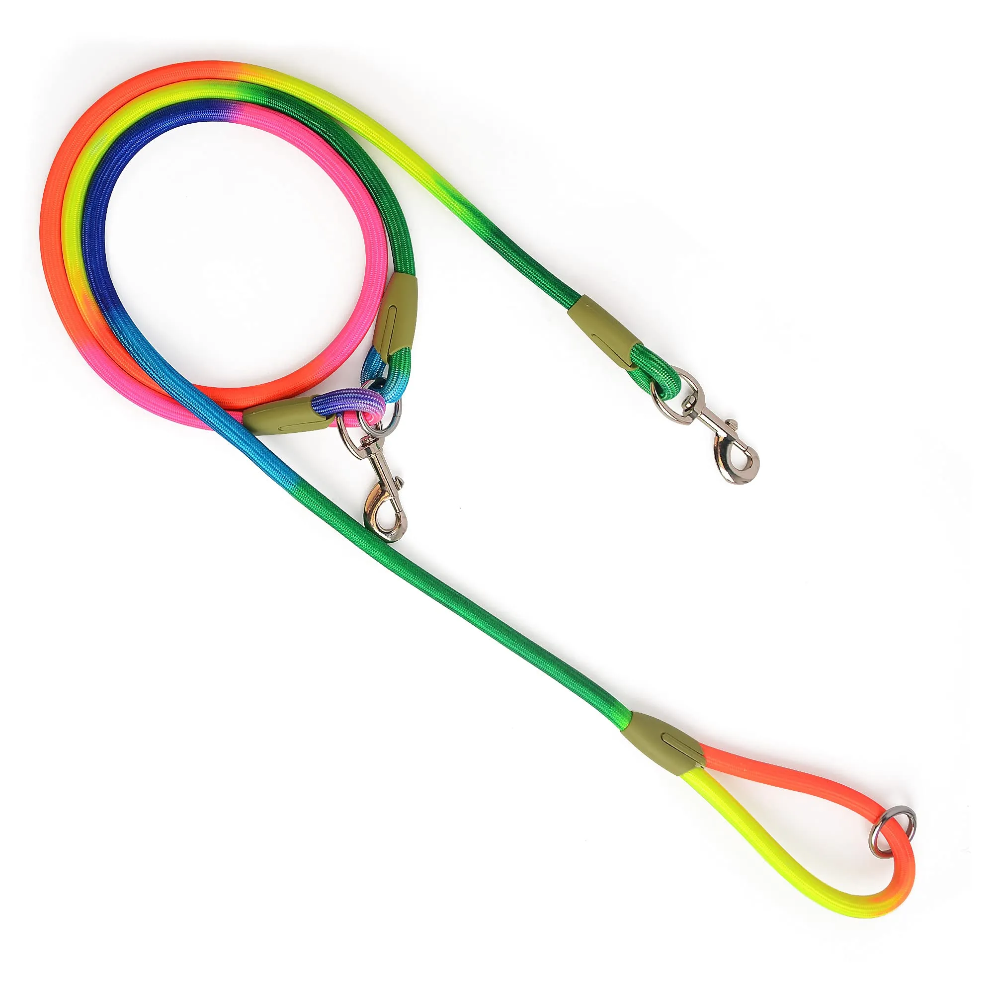 Eyeleaf Guinzaglio Mani Libere per Cani Riflettente Guinzaglio per Cani 2,3 Metri Lungo Guinzaglio Addestramento per Cani Taglia Grande Media e Piccola Rosso - immagine 6