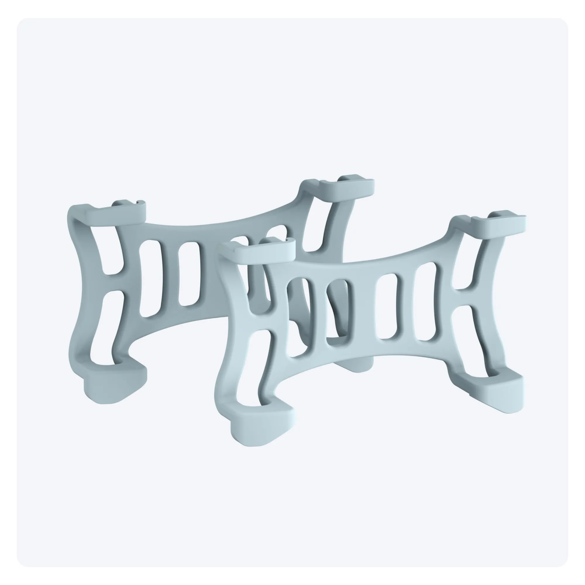 Tractive - 2 clip di gomma per GPS per cani Tractive DOG 6 (menta) - immagine 1