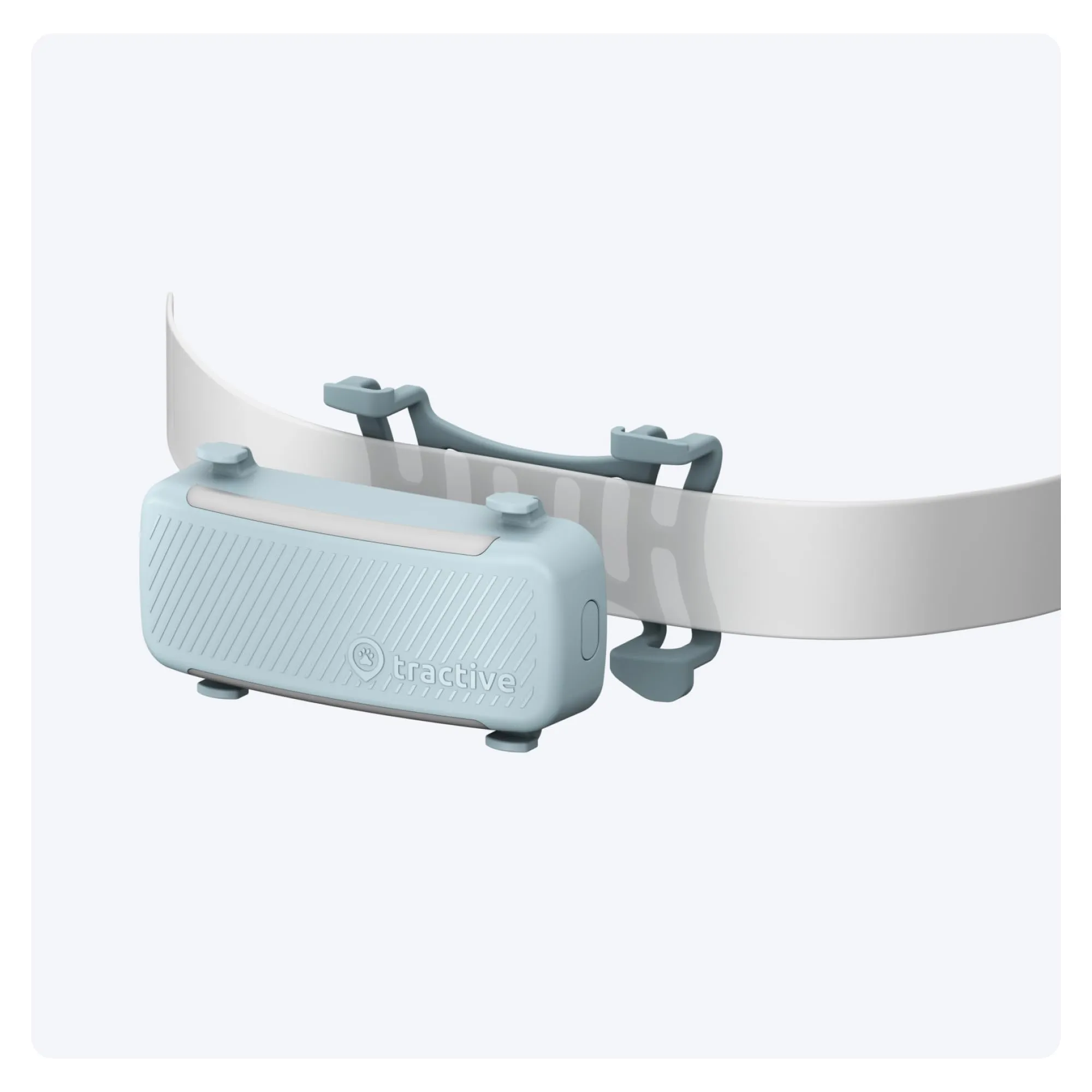 Tractive - 2 clip di gomma per GPS per cani Tractive DOG 6 (menta) - immagine 3