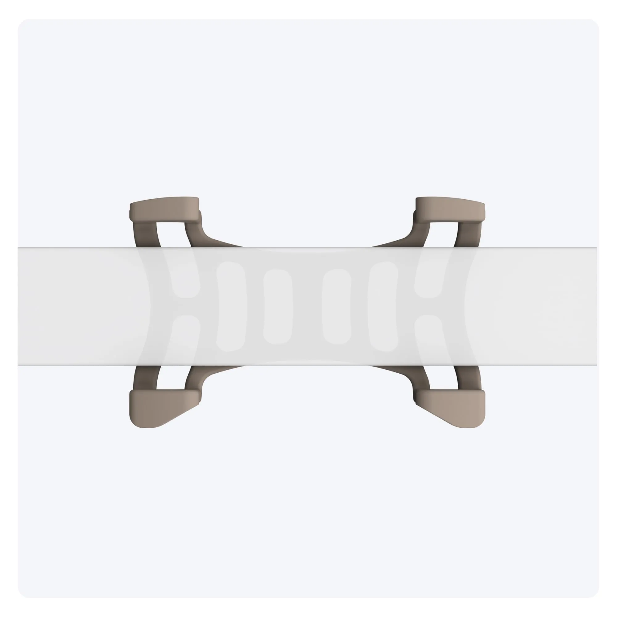 Tractive - 2 clip di gomma per GPS per cani Tractive DOG 6 (marrone) - immagine 2
