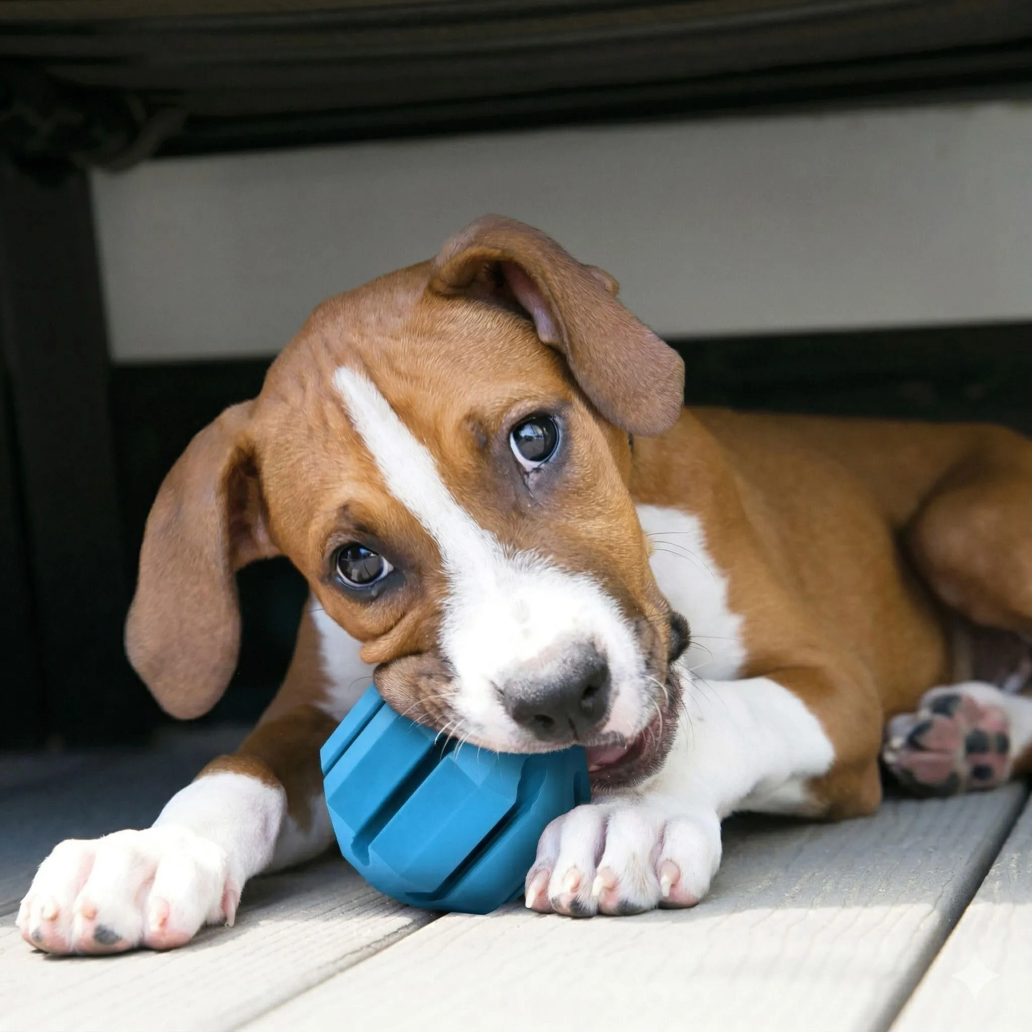 KONG Puppy Activity Ball da Masticare per Cuccioli, Taglia Piccola - immagine 2