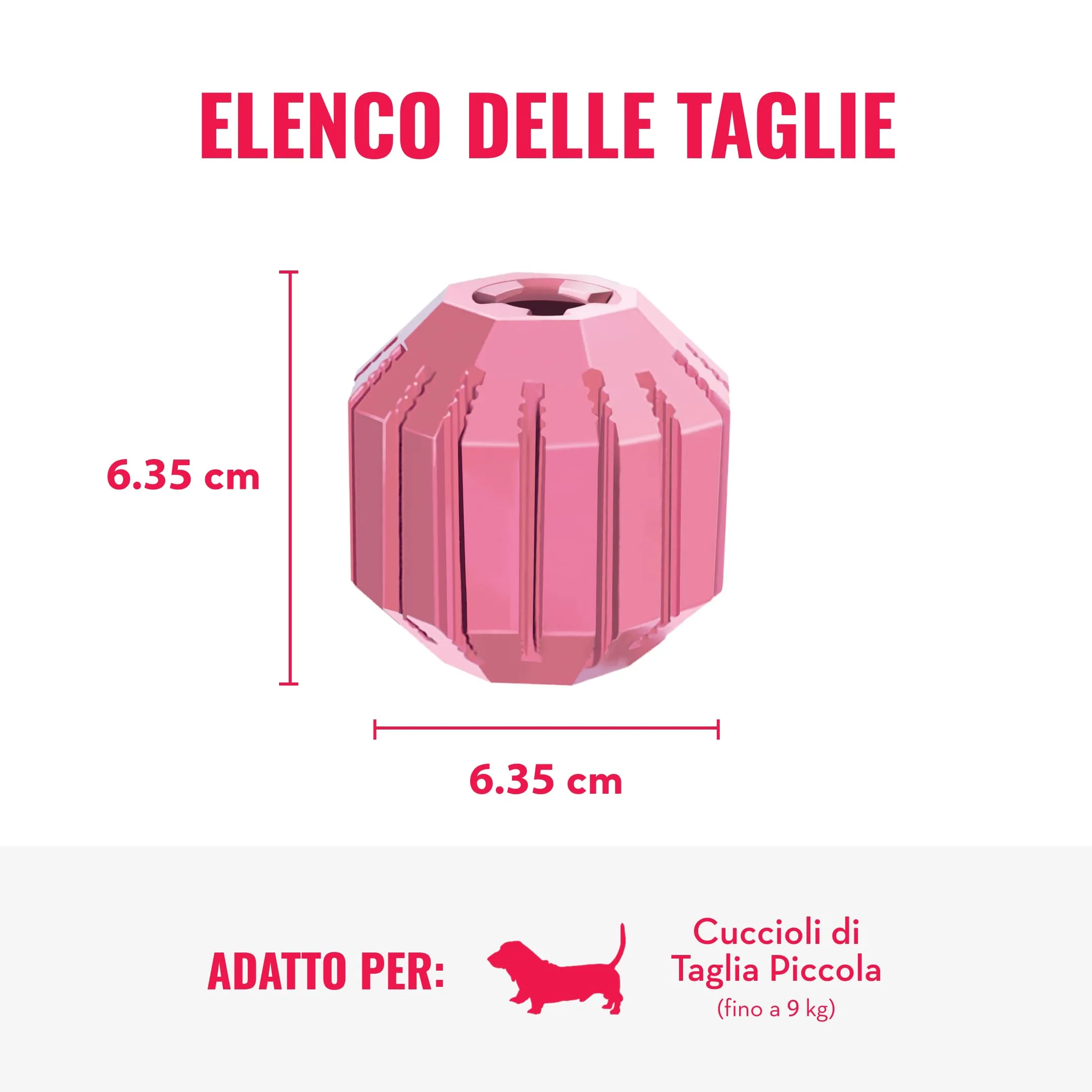 KONG Puppy Activity Ball da Masticare per Cuccioli, Taglia Piccola - immagine 4