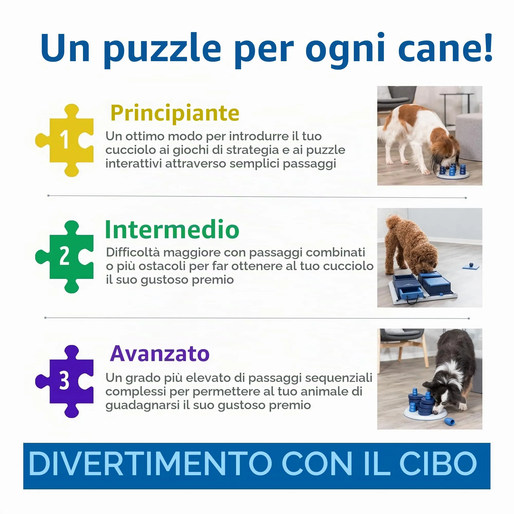 TRIXIE Dog attività Gamble box, 15 × 9 × 15 cm, colori assortiti - immagine 6