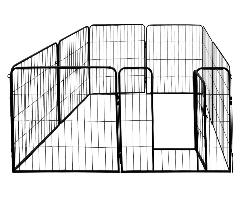 Petigi Recinto Gabbia Cuccioli Grande per Cani Roditori Animali Pieghevole 3 Taglias Disponibile 8 o 16 Parti, Dimensioni (L x A):80 x 80 cm (8X) - immagine 1