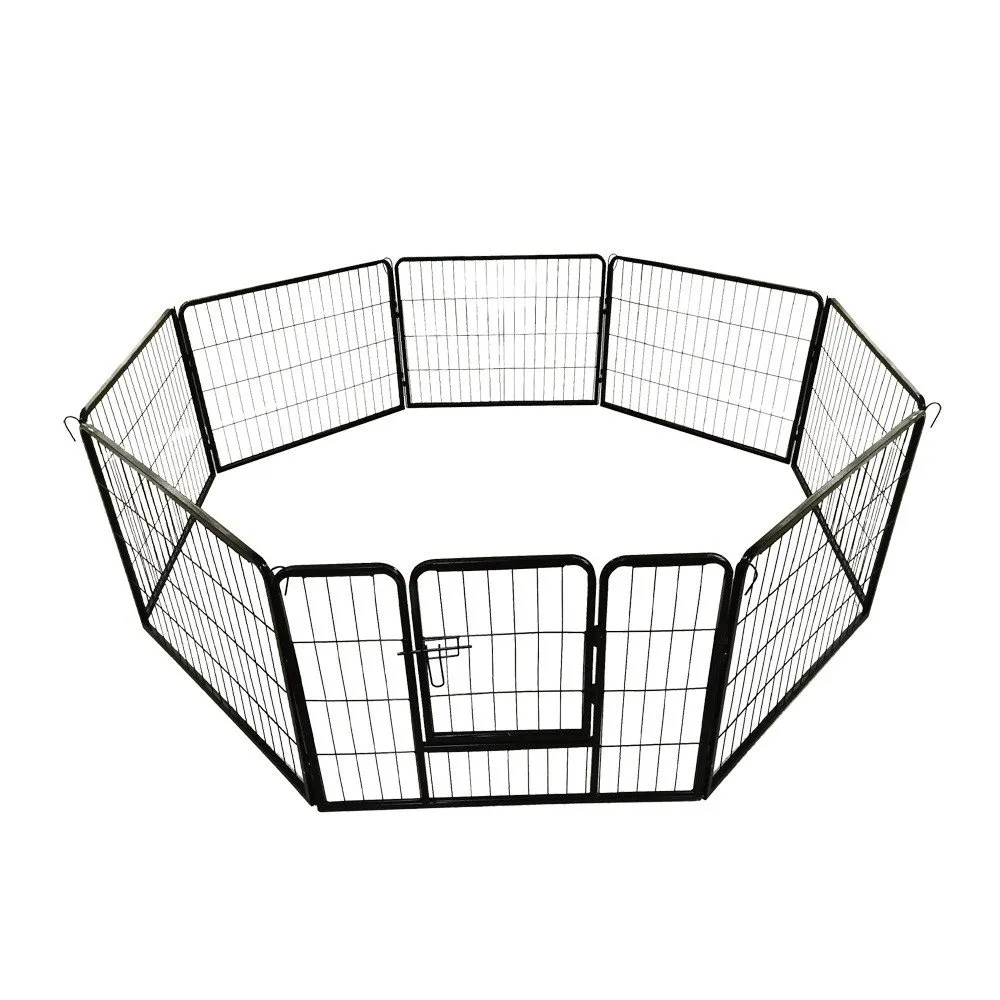 Petigi Recinto Gabbia Cuccioli Grande per Cani Roditori Animali Pieghevole 3 Taglias Disponibile 8 o 16 Parti, Dimensioni (L x A):80 x 100 cm (16x) - immagine 3
