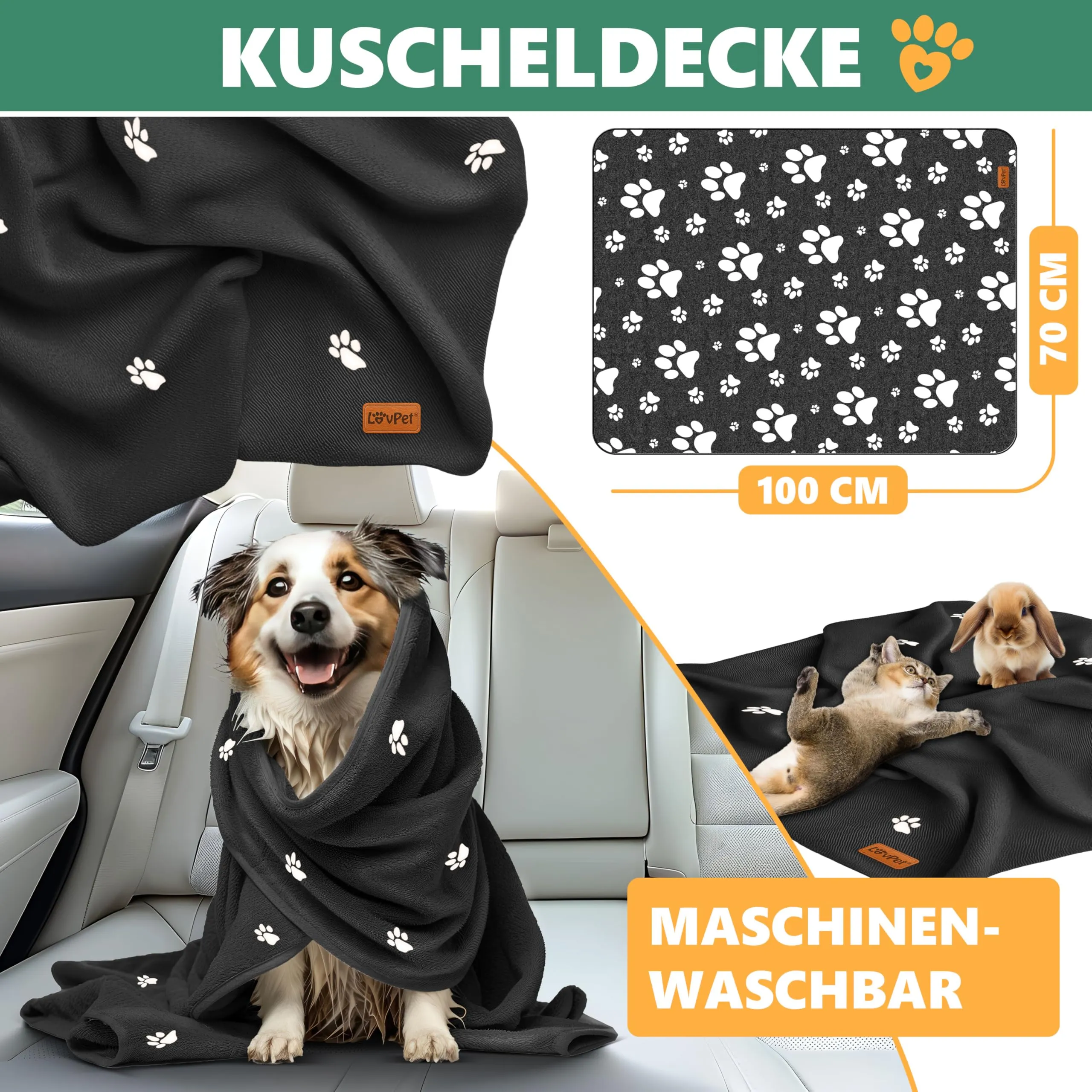 Lovpet® Recinto per Cuccioli - recinto per Animali Pieghevole per Piccoli Animali, Gatti, incl. Ciotola - Box - Recinzione - Tessuto Oxford - Sistema Pop-up - immagine 9