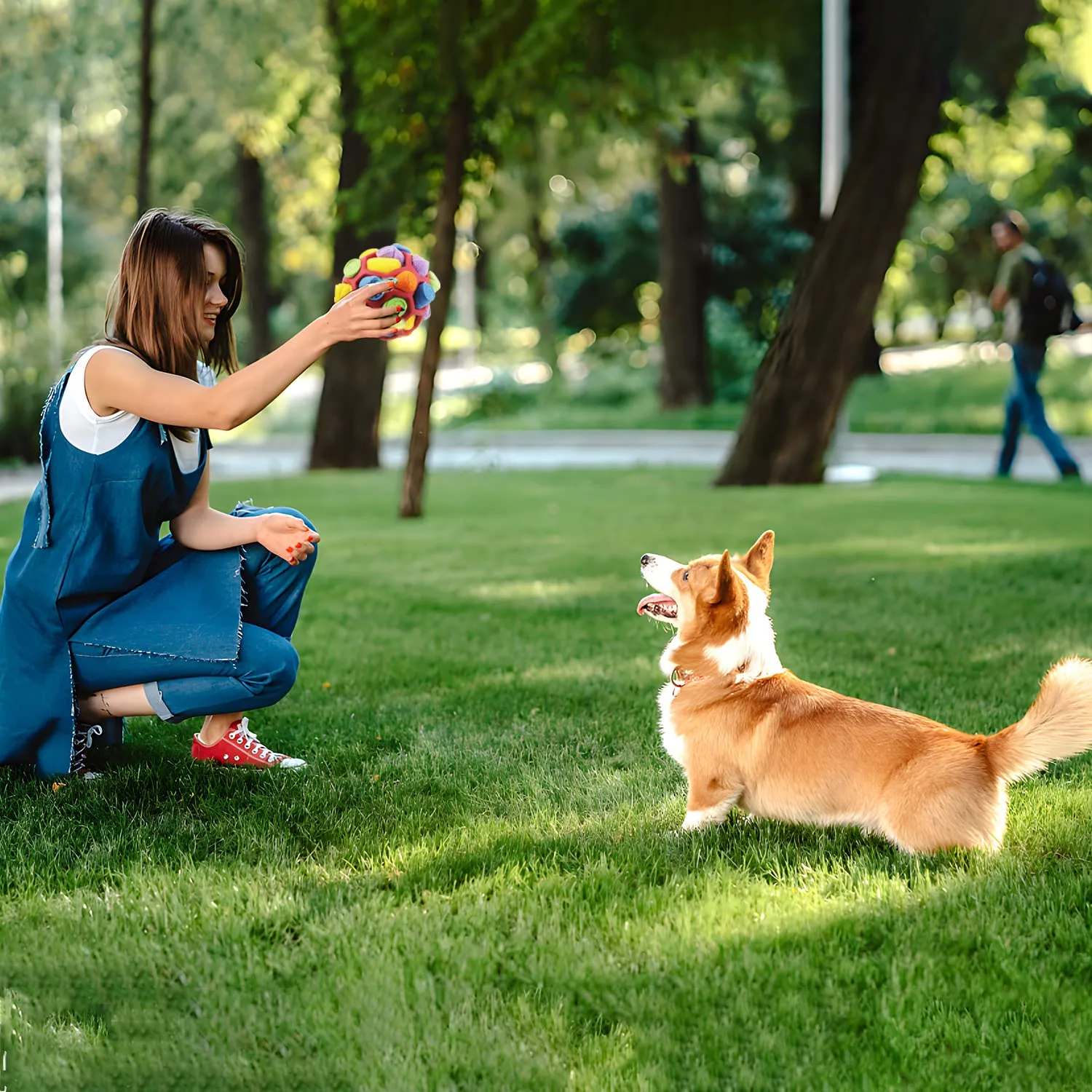 BINYI Tappetino Snuffle Mat per Cani - Giochi Interattivi Indistruttibili, Palla da Fiuto, Addestramento per Cani di Piccola Taglia Media e Grandi - immagine 3
