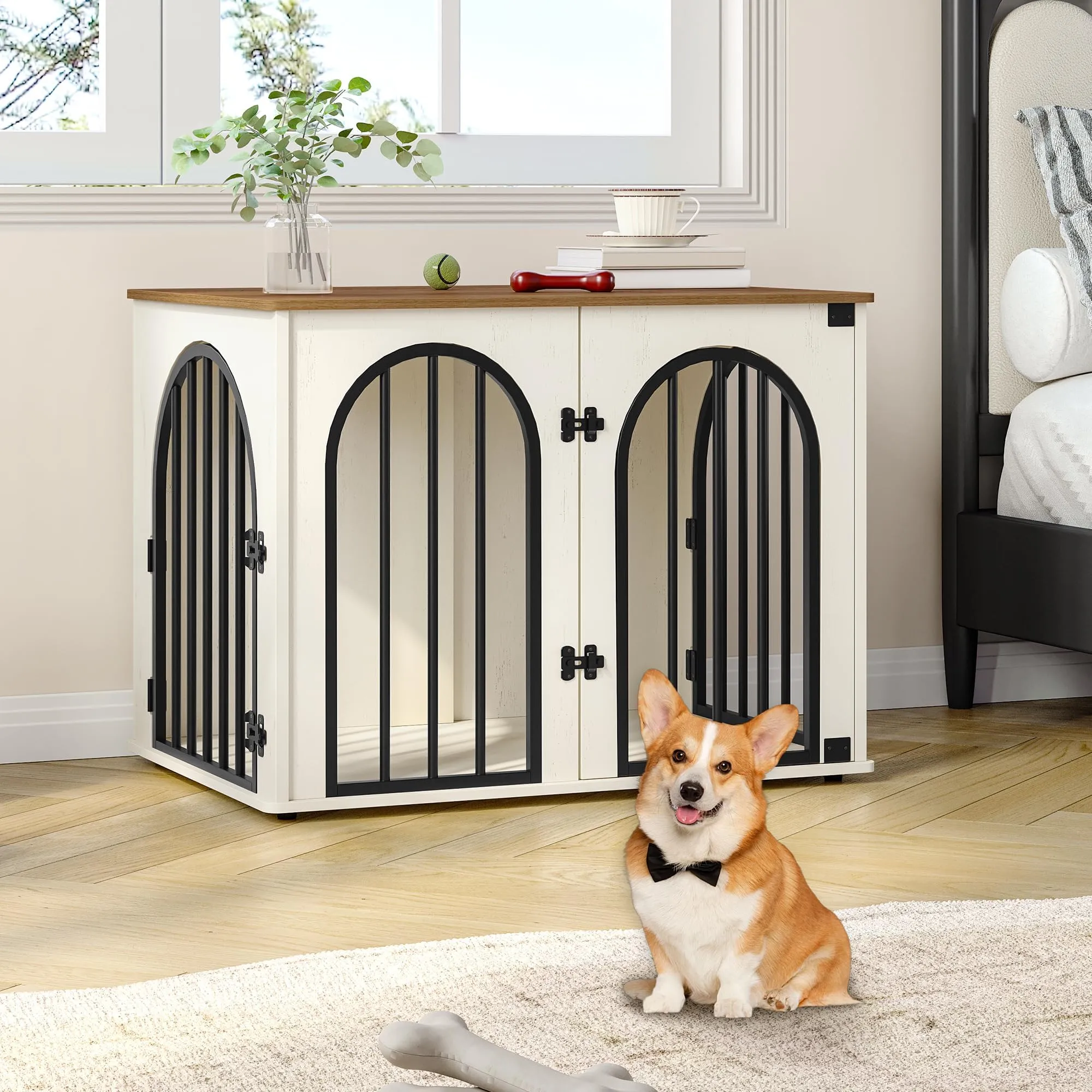 Hzuaneri 80 cm, cuccia per cani da interno per cani di taglia piccola/media - immagine 3