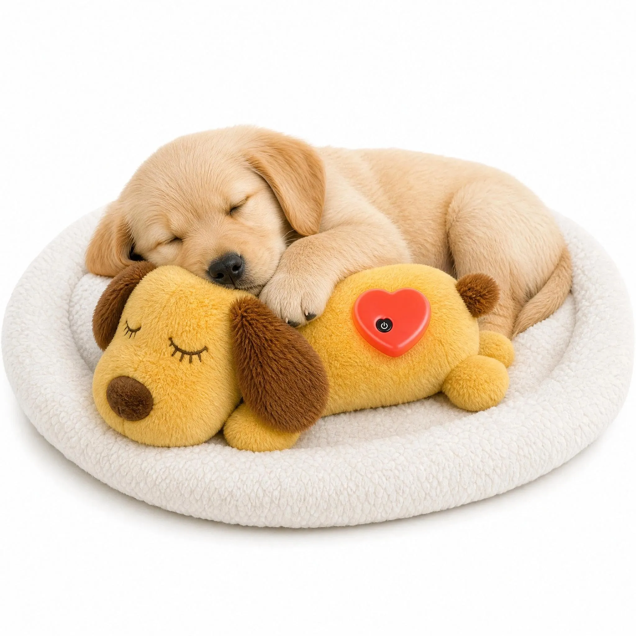 Calmipet Peluche per Cani con Battito Rassicurante E Pelo Morbido - immagine 1