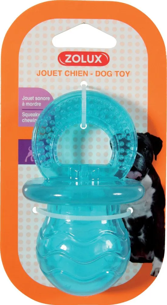 Zolux Pop Toy Ciuccio per Cani, 6,2 x 6 x 10 cm, Colore: Turchese - immagine 2