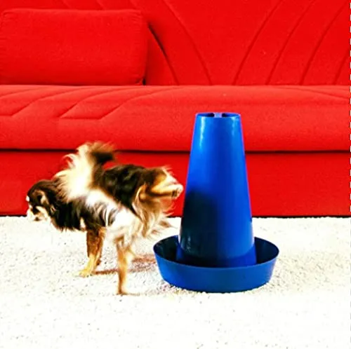 PIPPi WC per Cani Maschi – Vasino per Cani da Interno ed Esterno – Colonna Orinatoio Lavabile – Alternativa alla Traversina Confezione da 1 Blu - immagine 7