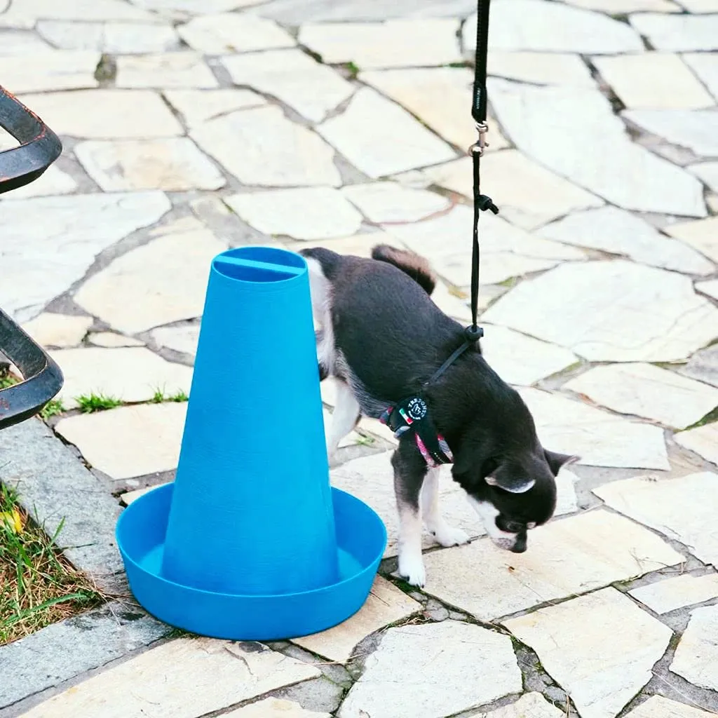 PIPPi WC per Cani Maschi – Vasino per Cani da Interno ed Esterno – Colonna Orinatoio Lavabile – Alternativa alla Traversina Confezione da 1 Blu - immagine 8