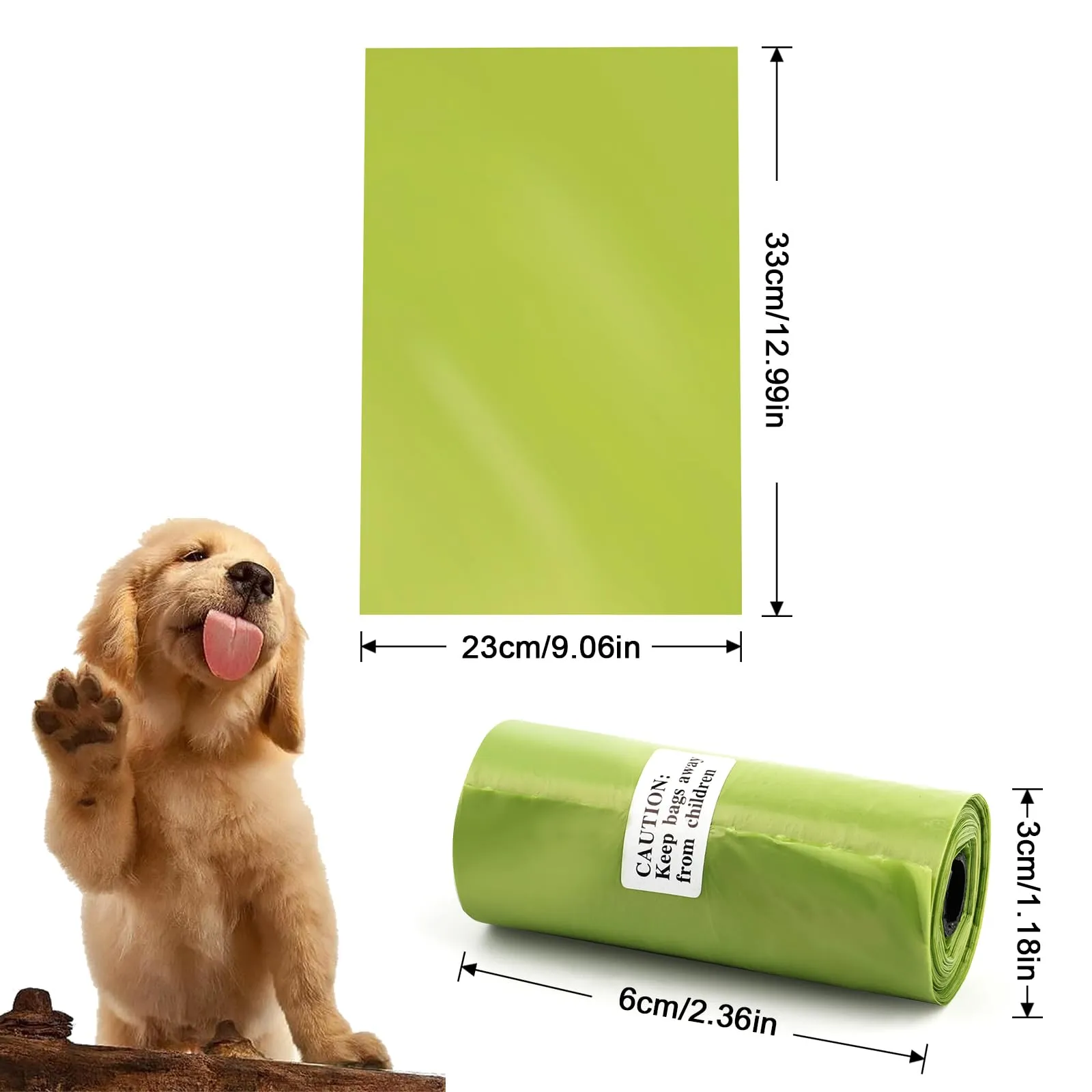 510 pezzi Sacchetti igienici per cane,Sacchetti Cane Cacca,Sacchetti per Cacca,Adatti per Uscire di Casa,a prova di Perdite, Profumati, Sacchettini per Cani, Raccogli Feci, Pet Bag - immagine 2