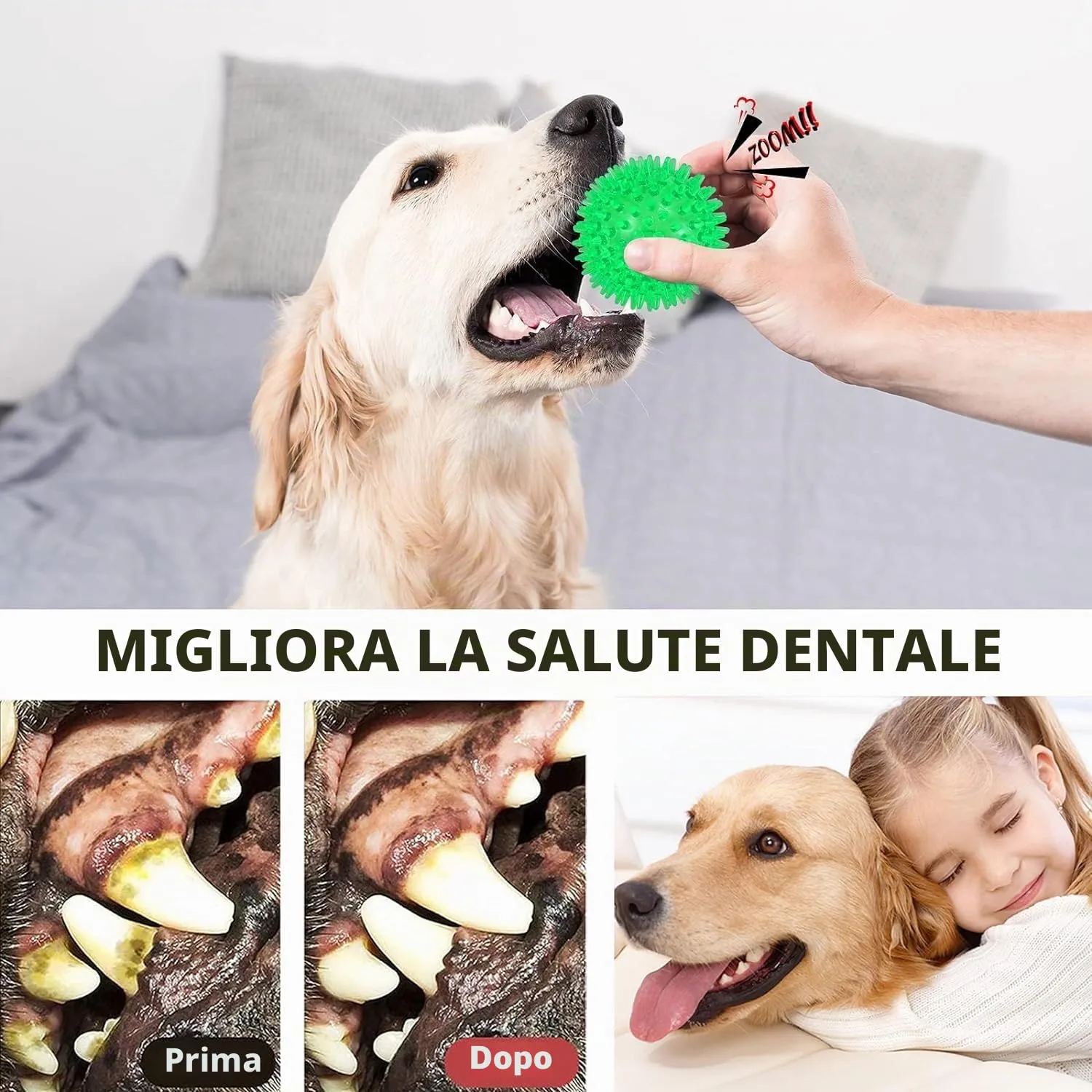Petizer Confezione da 6 giocattoli sonori per cani, 9 cm, giocattolo da piscina galleggiante, giocattolo da piscina per cuccioli, gomma TPR da masticare per la noia, pulizia dei denti per cani di - immagine 2