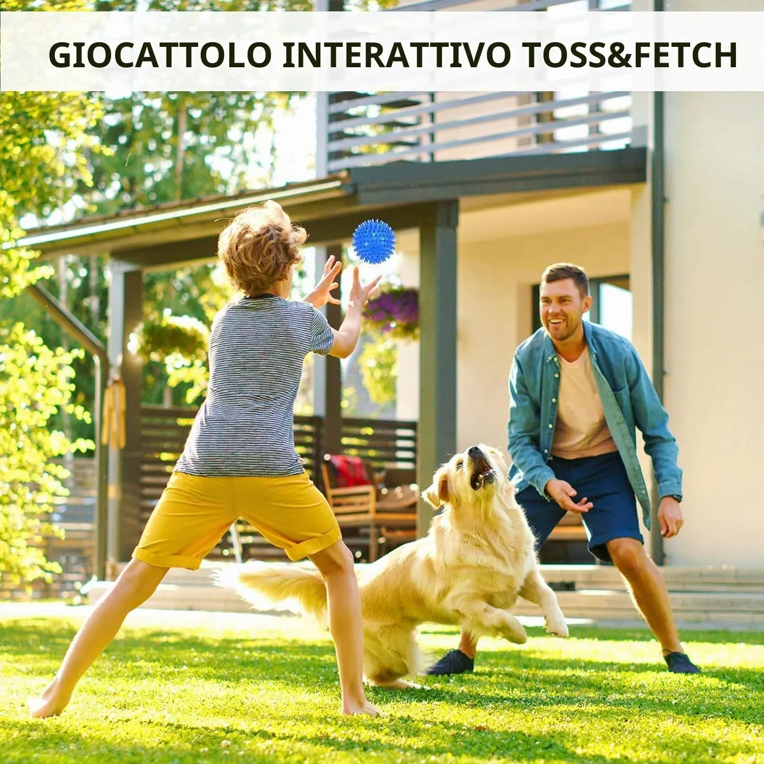 Petizer Confezione da 6 giocattoli sonori per cani, 9 cm, giocattolo da piscina galleggiante, giocattolo da piscina per cuccioli, gomma TPR da masticare per la noia, pulizia dei denti per cani di - immagine 5