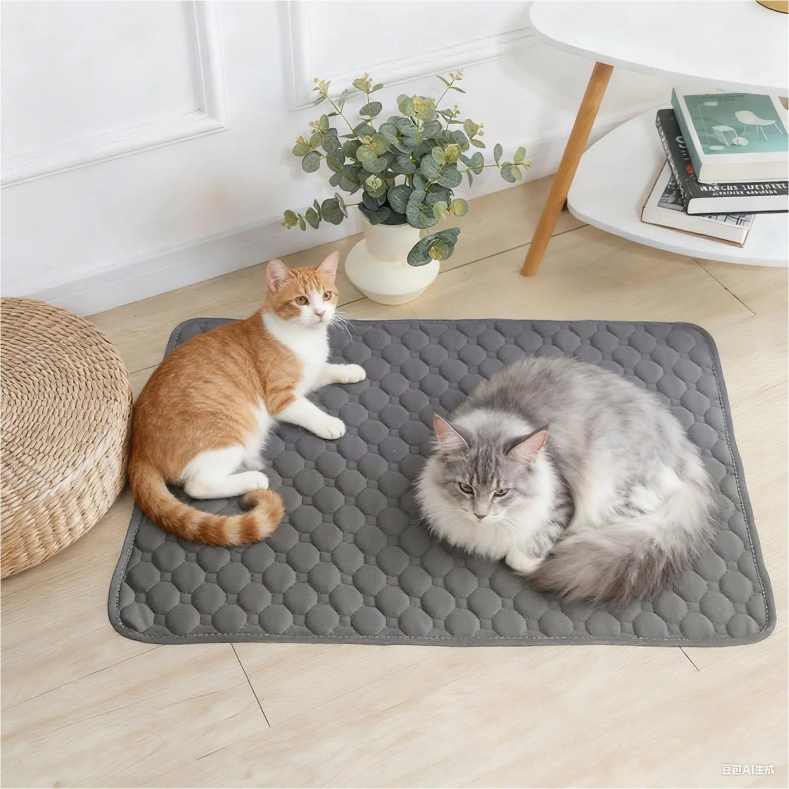 APKOL 2 Pcs 100x70cm Tappetini per Gabbia per cuccioli, Tappetini Igienici - immagine 6