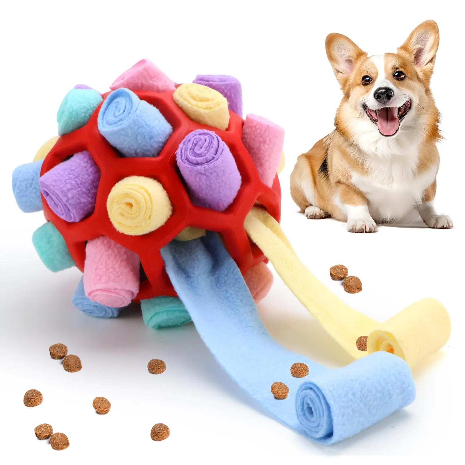 BINYI Tappetino Snuffle Mat per Cani Giochi Interattivi per Cane Indistruttibile Giocattoli Palla da Fiuto per Addestramento per Giochi Cani di Piccola Taglia Media Grandi - immagine 1