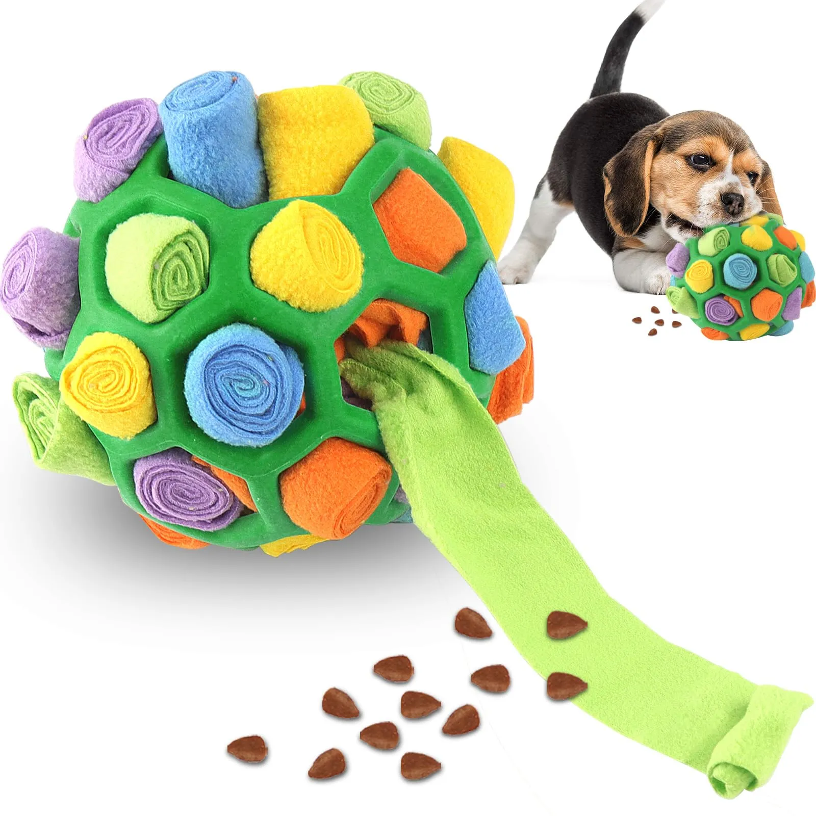BINYI Tappetino Snuffle Mat per Cani Giochi Interattivi per Cane Indistruttibile Giocattoli Palla da Fiuto per Cani Addestramento - immagine 1