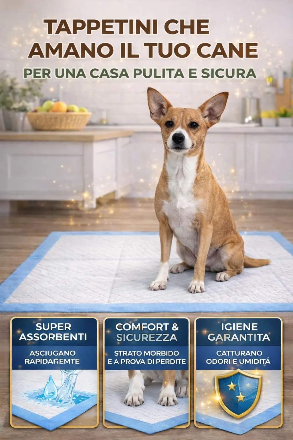 FRANDEA Traversine Igieniche per Cani 60x90 Assorbenti Tappetini 40 Pezzi - immagine 7