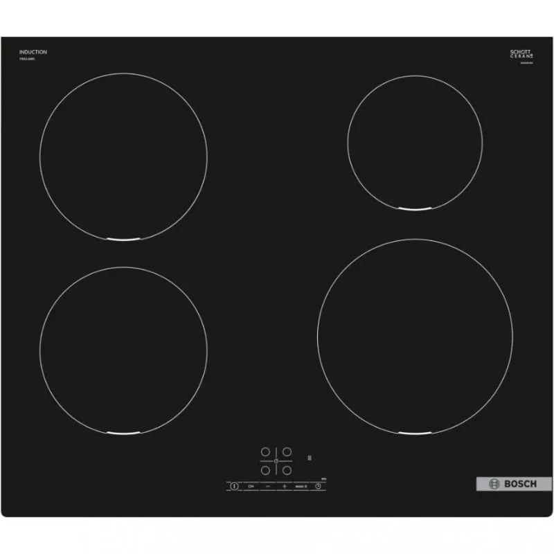 Piano cottura a induzione Bosch PIE611BB5E 4 zone 60 cm Nero - immagine 1