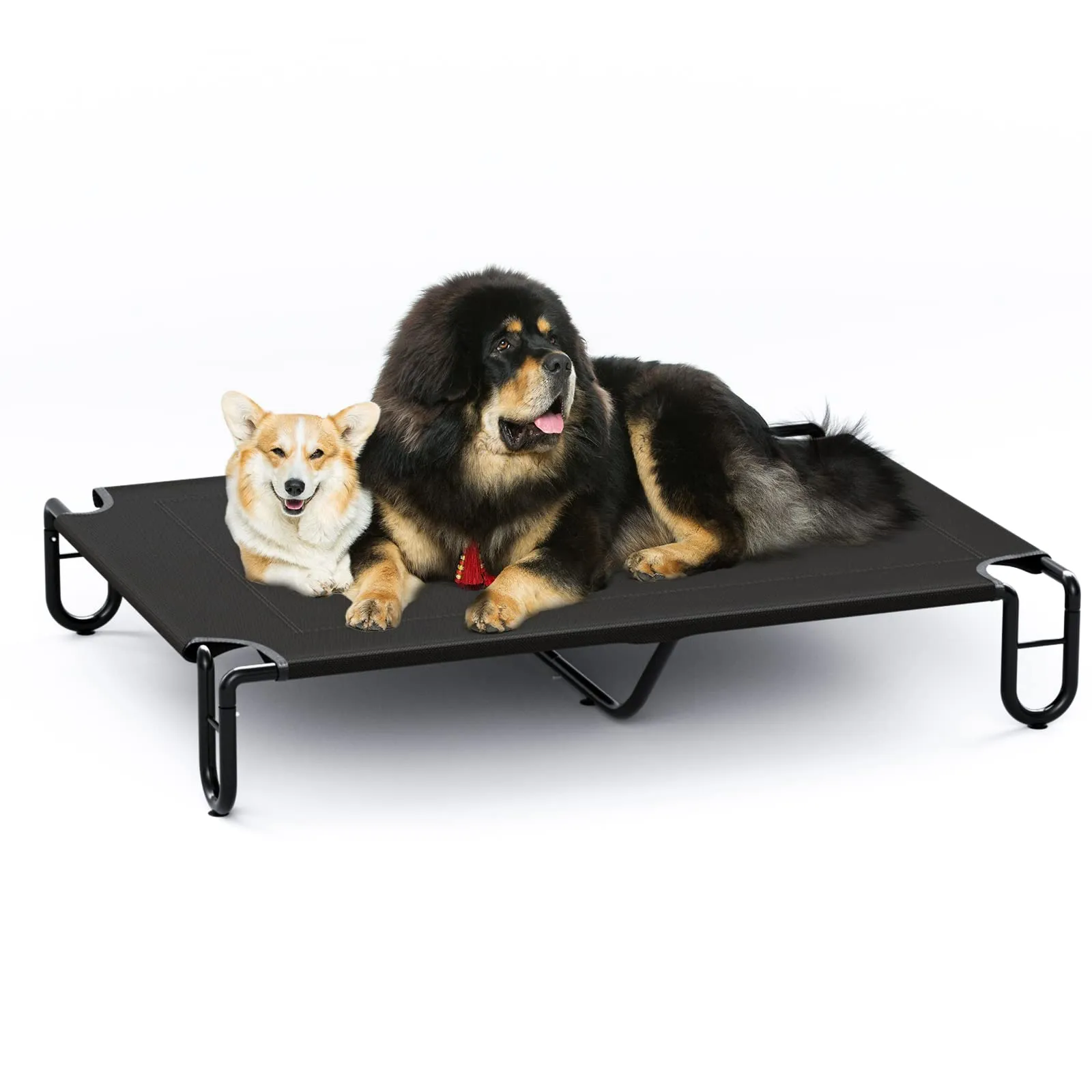KORIMEFA Brandina per Cani Taglia Grande, Lettino Rialzato, Cuccia Interno Esterno Rinfrescante per Animali Domestici, 122x85cm (XL) - immagine 1