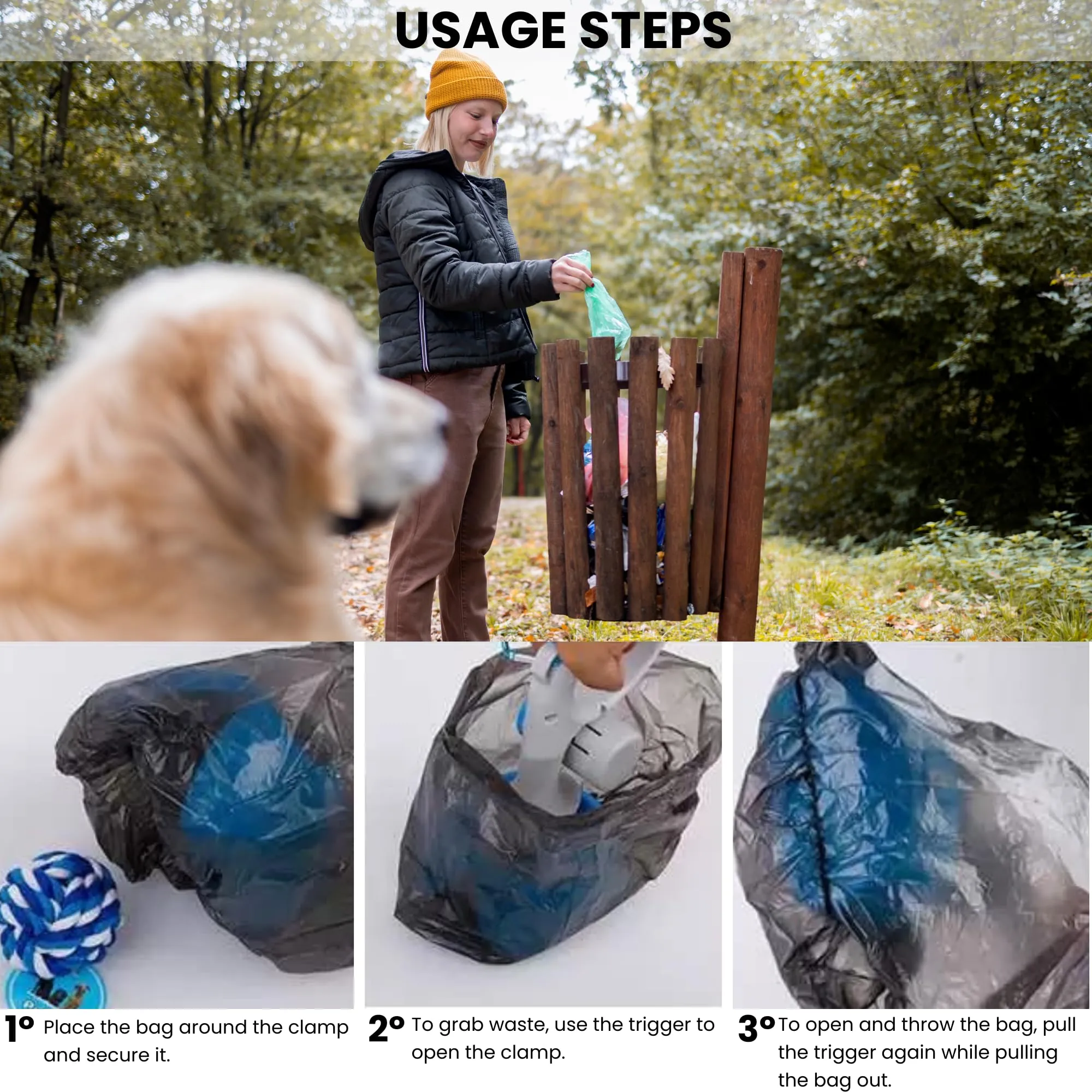 MAGIC SELECT Paletta per Escrementi del Cane in ABS Non Tossico - immagine 4