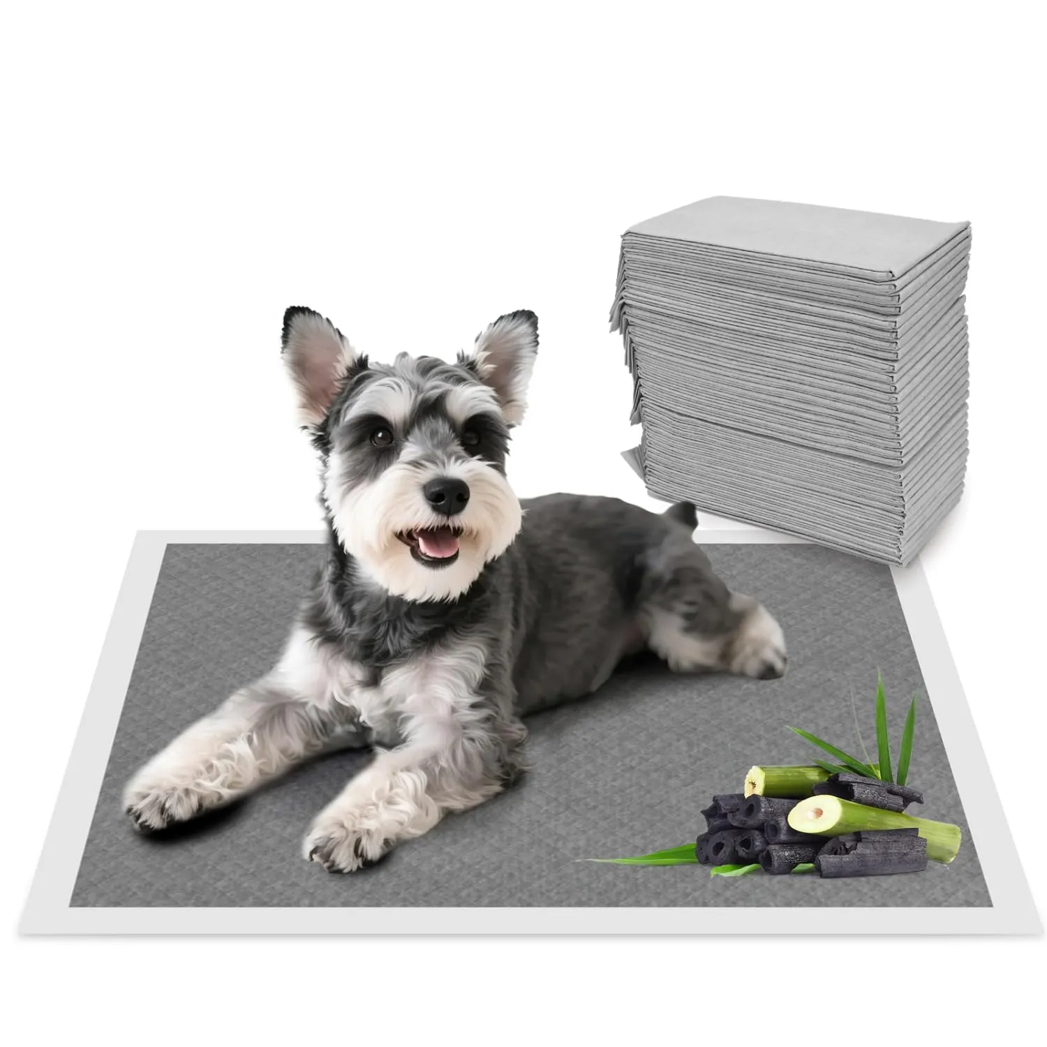 Nobleza Traversine Cani 50 Pezzi, con Carbone Attivo Neutralizza Odori, Tappetini Igienici per Cani 60x60cm, Asciugatura Rapida ad Protezione Antigoccia - immagine 1