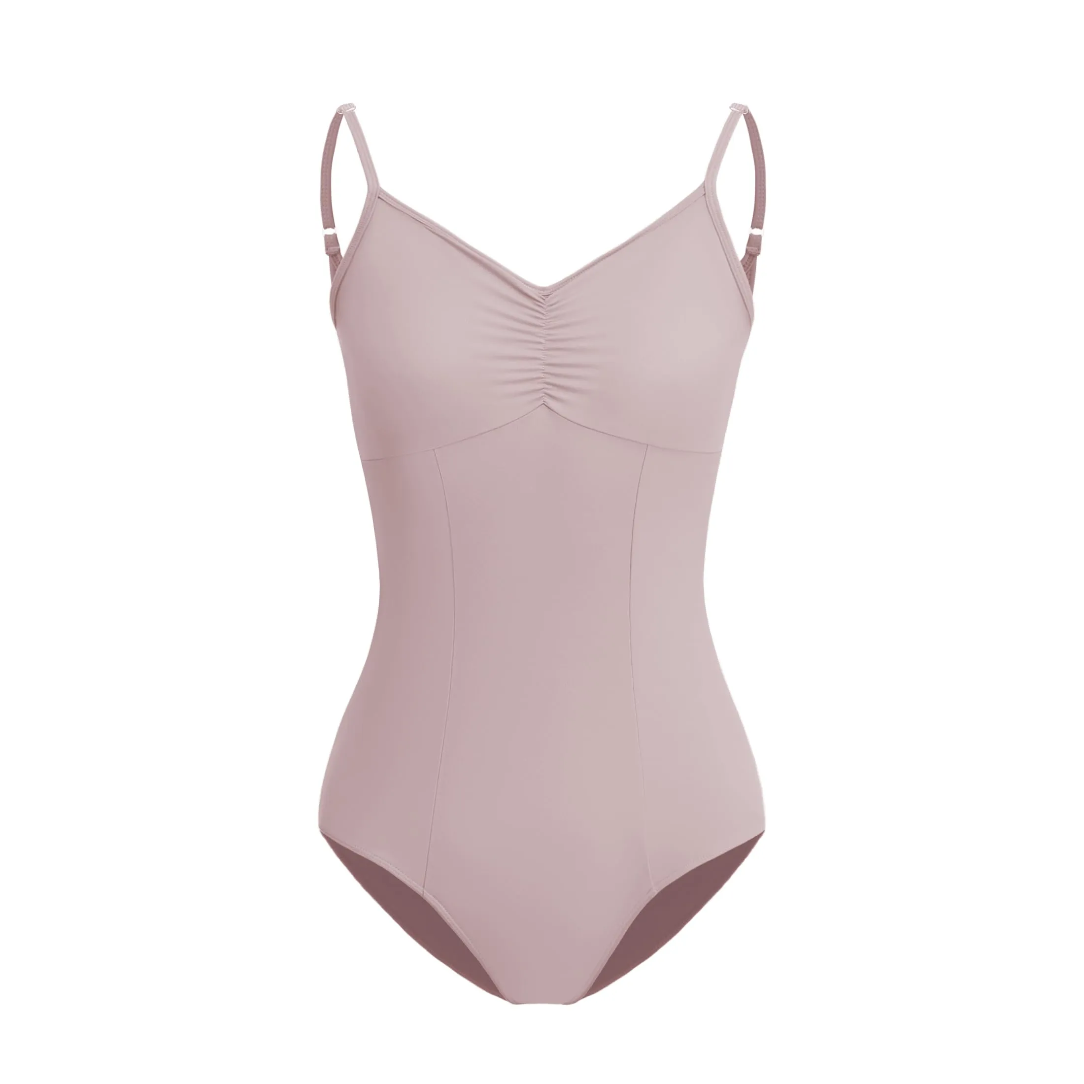 ZYXWVU Body Danza Classica Donna con Spalline Regolabili Body Ginnastica Artistica Donna, C20-Rosa,S - immagine 1