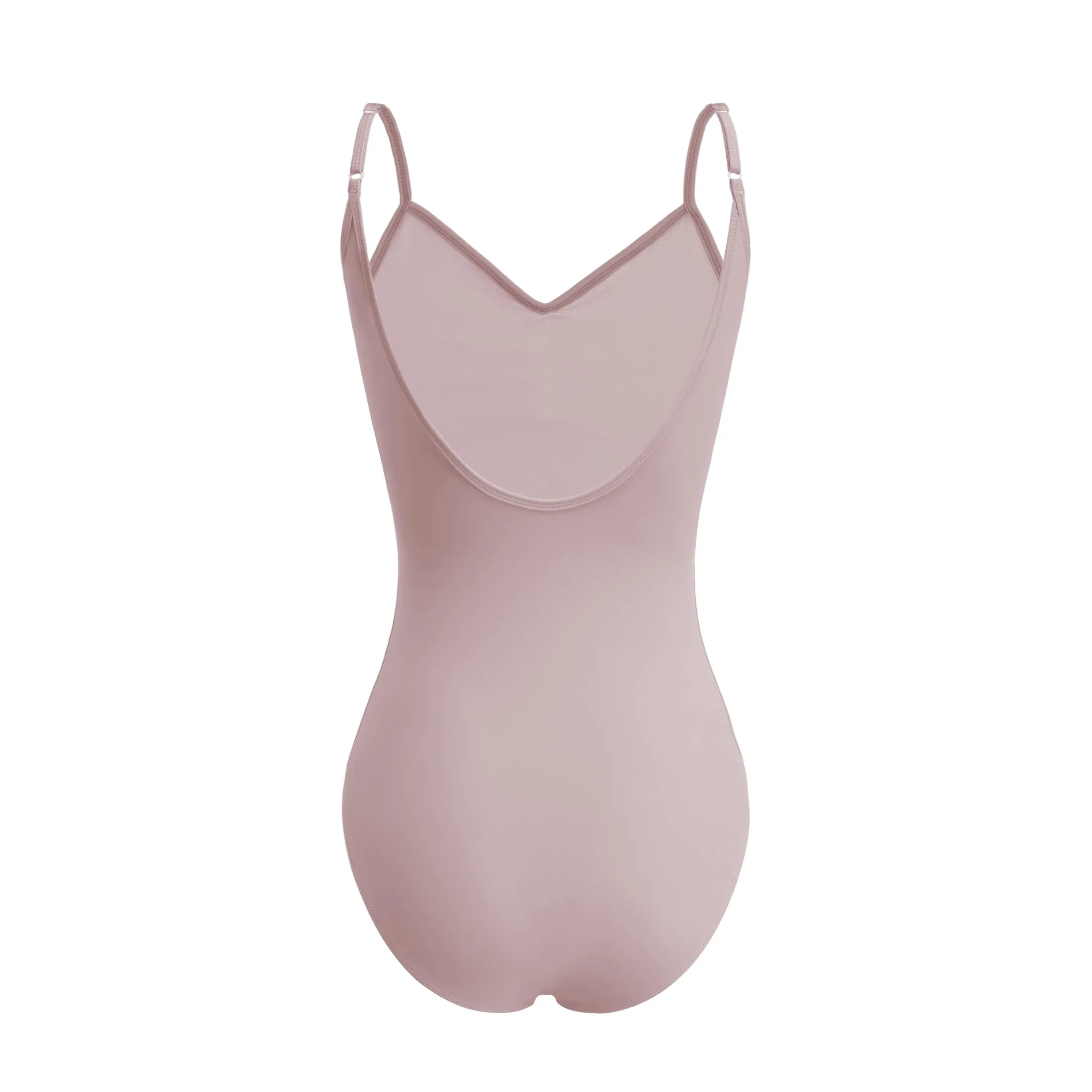 ZYXWVU Body Danza Classica Donna con Spalline Regolabili Body Ginnastica Artistica Donna, C20-Rosa,S - immagine 2