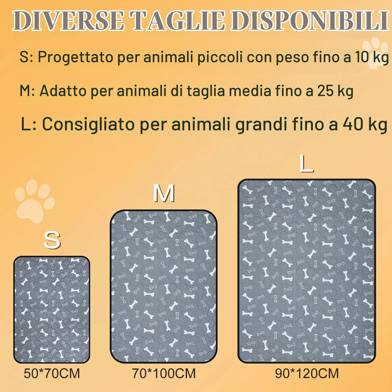 Wusboo Set di 2 Tappetini Igienici per Animali ,90 x 120 cm Super Assorbenti, Impermeabili e Riutilizzabili | Perfetti per Cani, Gatti, Conigli e Porcellini d’India - immagine 4