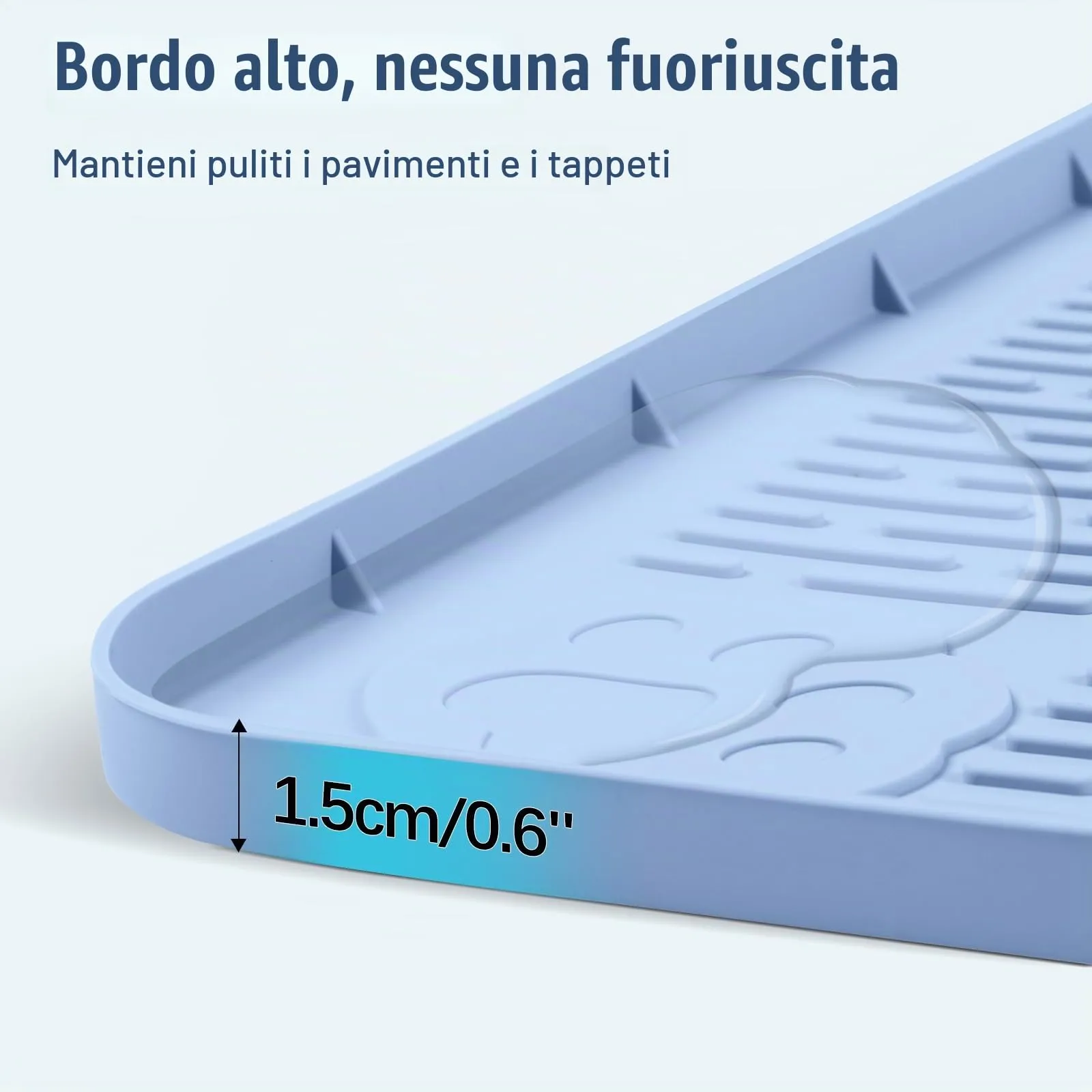 Bartuke 86x56cm traversine cani lavabili,tappetino cane pipi,Blu - immagine 4
