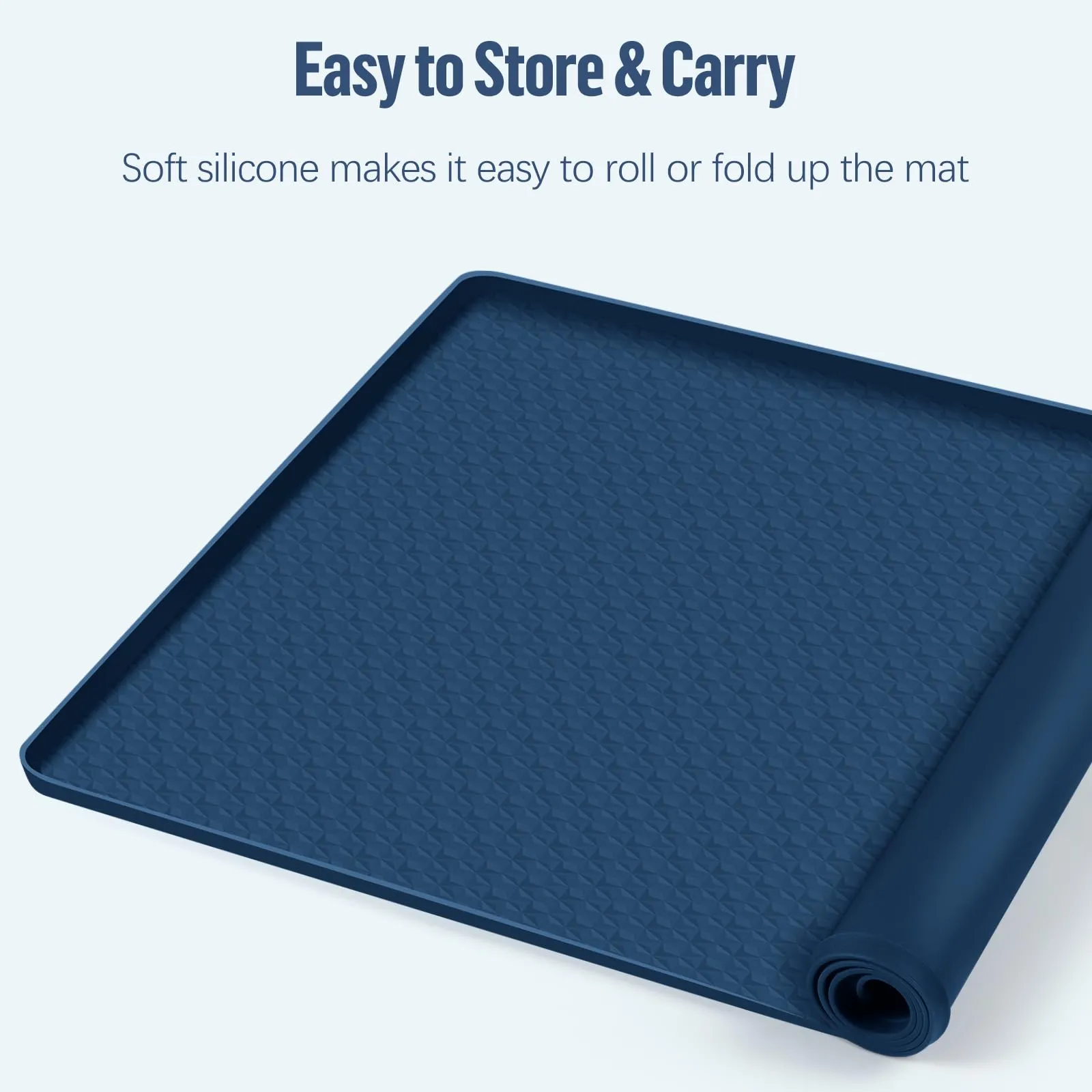 Bartuke 130x65cm traversine cani lavabili,tappetino cane pipi,Blu navy - immagine 6