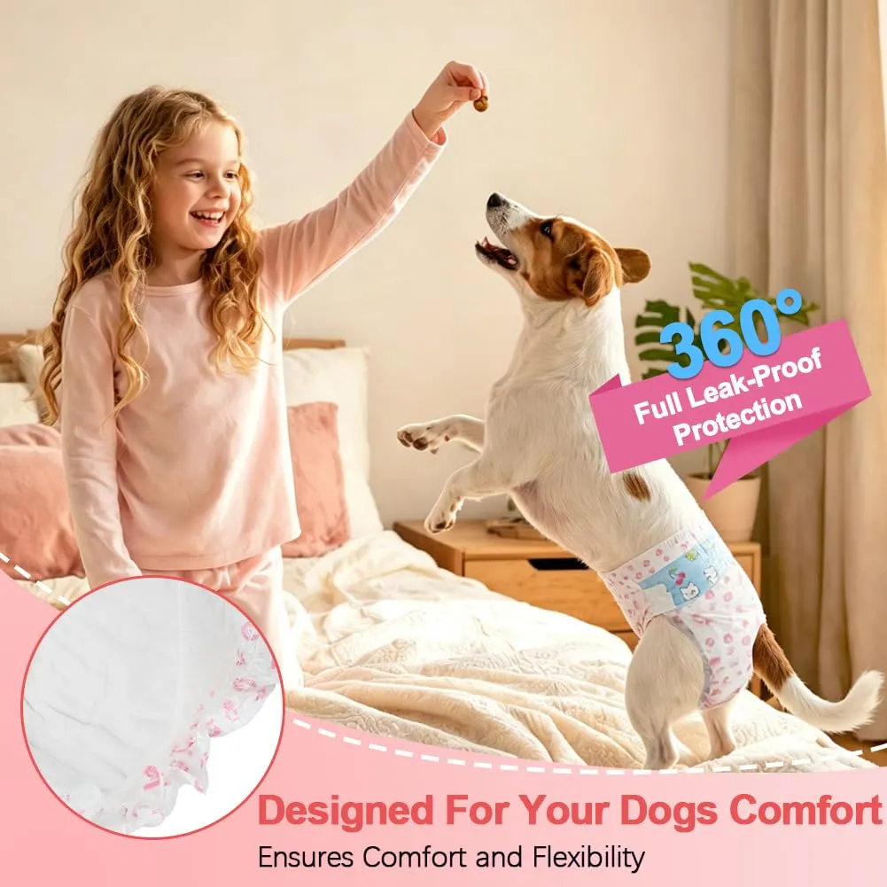 OFFCUP Pannolini USA E Getta, 20 Pannolini per Can, Fascia per Cani cagna - immagine 4