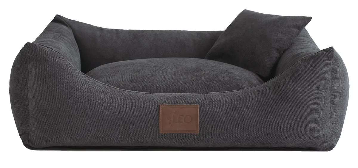 Leo4dog Divano Sun 6 Taglie, 4 Colori Letto per Cani, Cuscino per Cani, Cestino per Cani. (Grafite, XL-115X90) - immagine 2