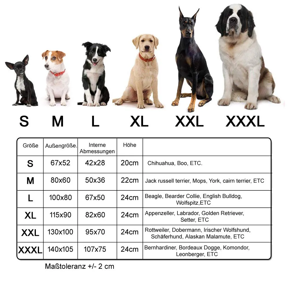 Leo4dog Divano Sun 6 Taglie, 4 Colori Letto per Cani, Cuscino per Cani, Cestino per Cani. (Marrone Scuro, M-80X60) - immagine 4