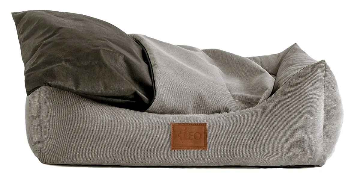 Leo4dog Divano Sun 6 Taglie, 4 Colori Letto per Cani, Cuscino per Cani, Cestino per Cani. (Marrone, XXL-130X100) - immagine 5