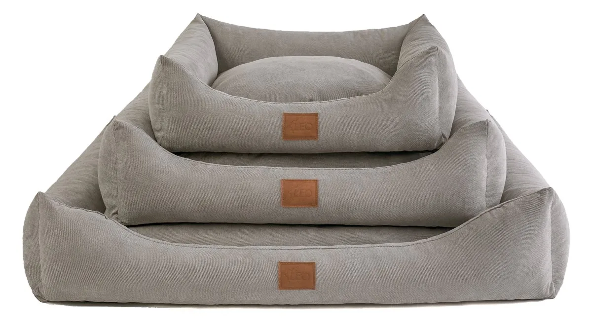 Leo4dog Divano Sun 6 Taglie, 4 Colori Letto per Cani, Cuscino per Cani, Cestino per Cani. (Grafite, L-100X80) - immagine 6