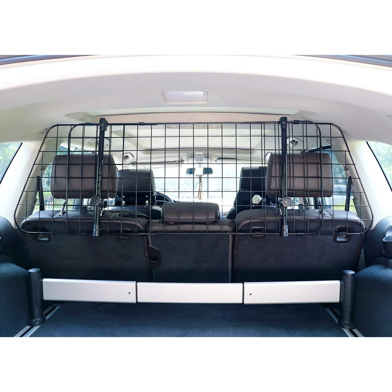 Amazon Basics, Divisorio Auto per Cani, Regolabile, 139,7 x 5,08 x 40,64 cm, Nero - immagine 8